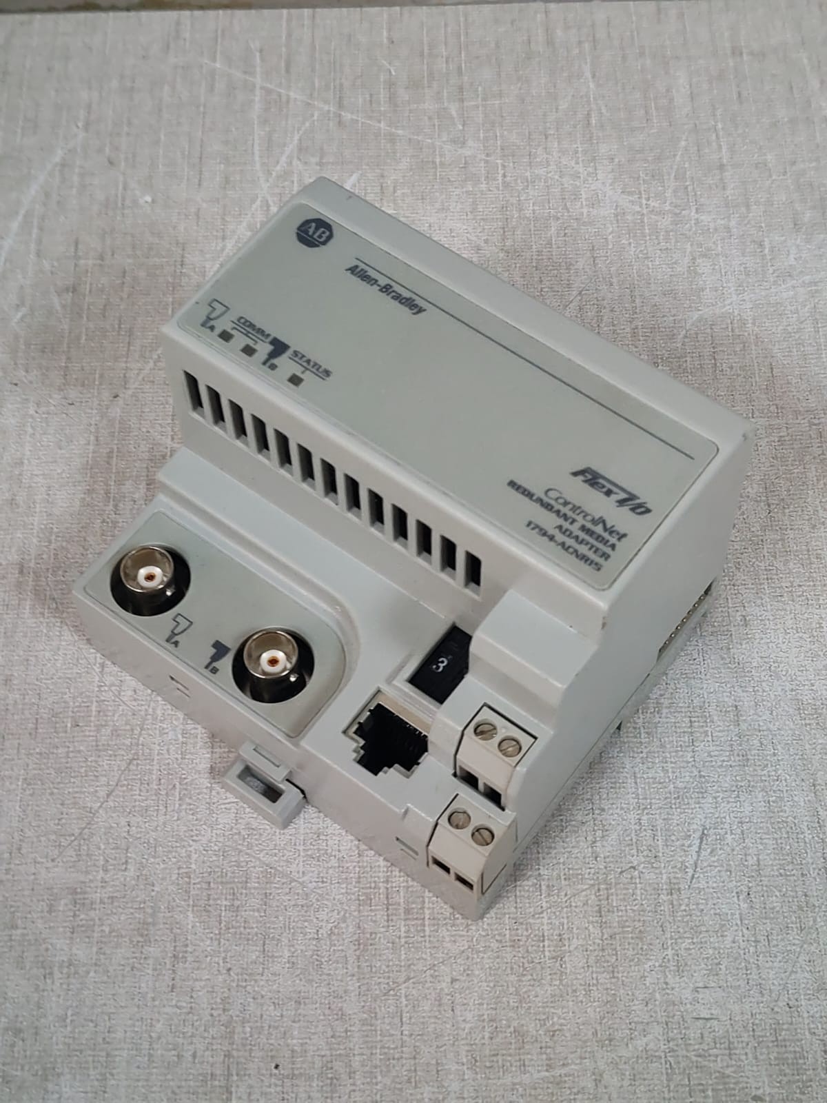 Allen-Bradley 96463071 SER.C F/W REV 4.3 ALLEN BRADLEY 1794-ACNR15 96463071 CONTROLNET REDUNDANT ADAPTER- W/O ORIG.BOX 6