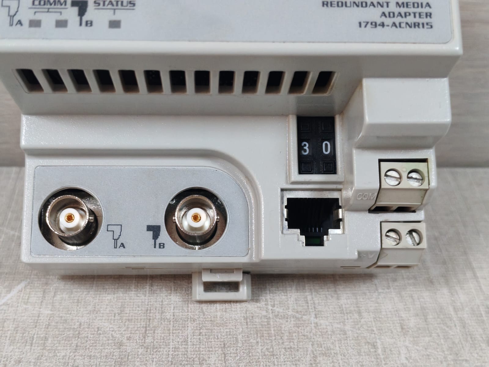 Rockwell Automation 1794-ACNR15 ALLEN BRADLEY 1794-ACNR15 PN-32317 CONTROLNET REDUNDANT ADAPTER- W/O ORIG.BOX 5