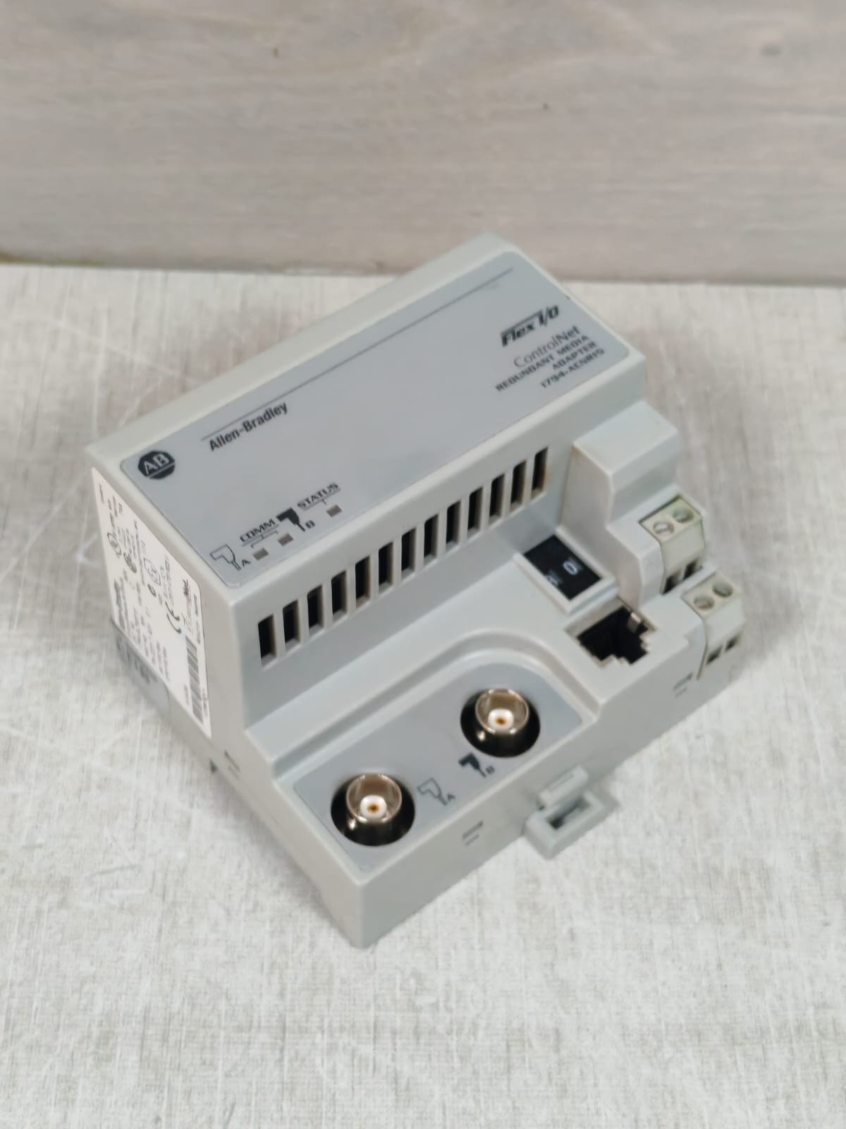 Rockwell Automation 1794-ACNR15 ALLEN BRADLEY 1794-ACNR15 PN-32317 CONTROLNET REDUNDANT ADAPTER- W/O ORIG.BOX 7