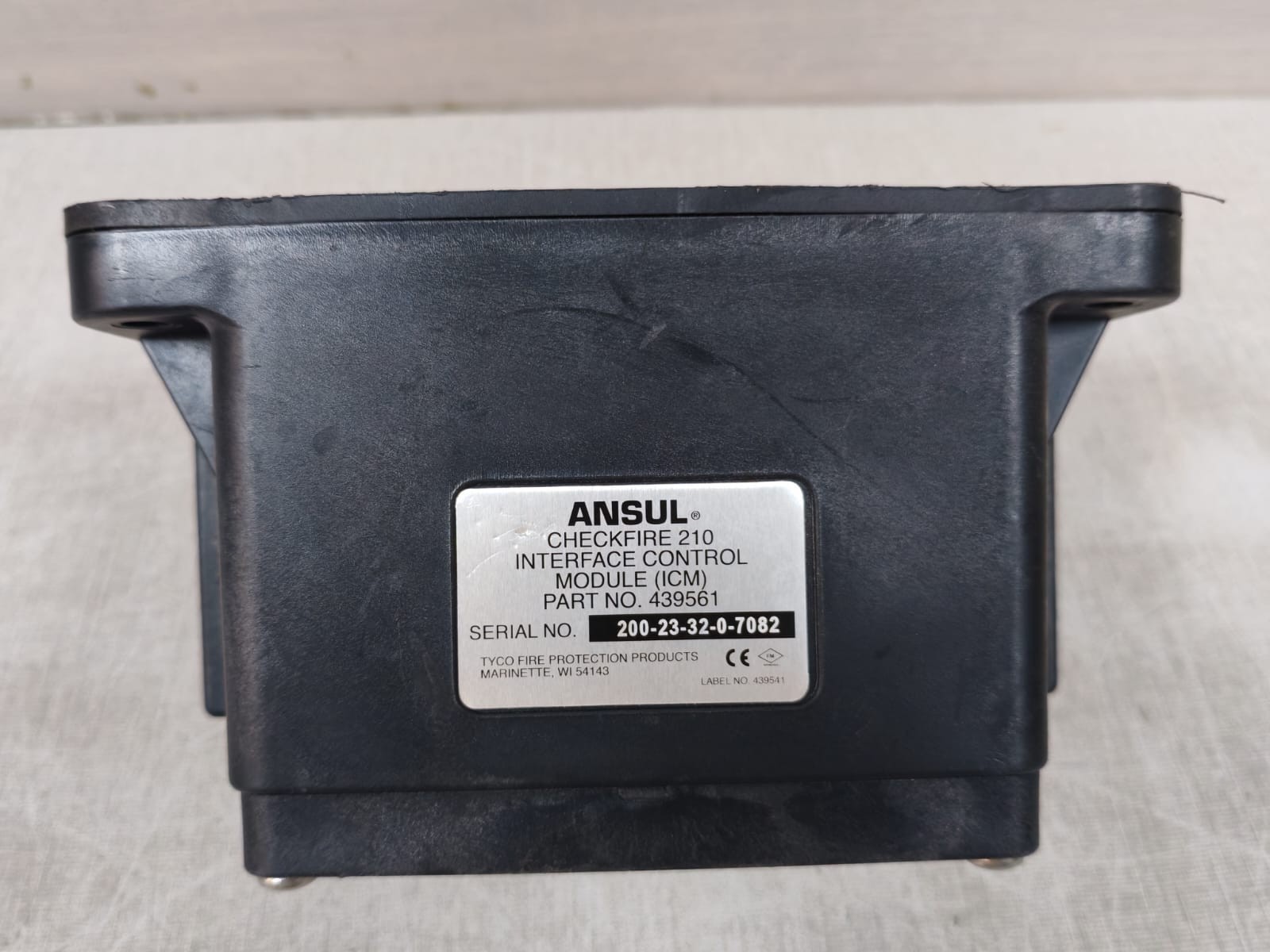 UNKNOWN ICM-439544 ANSUL CHECKFIRE 210 INTERFACE CONTROL MODULE (ICM) 439544-01 PART NO. 439561 4