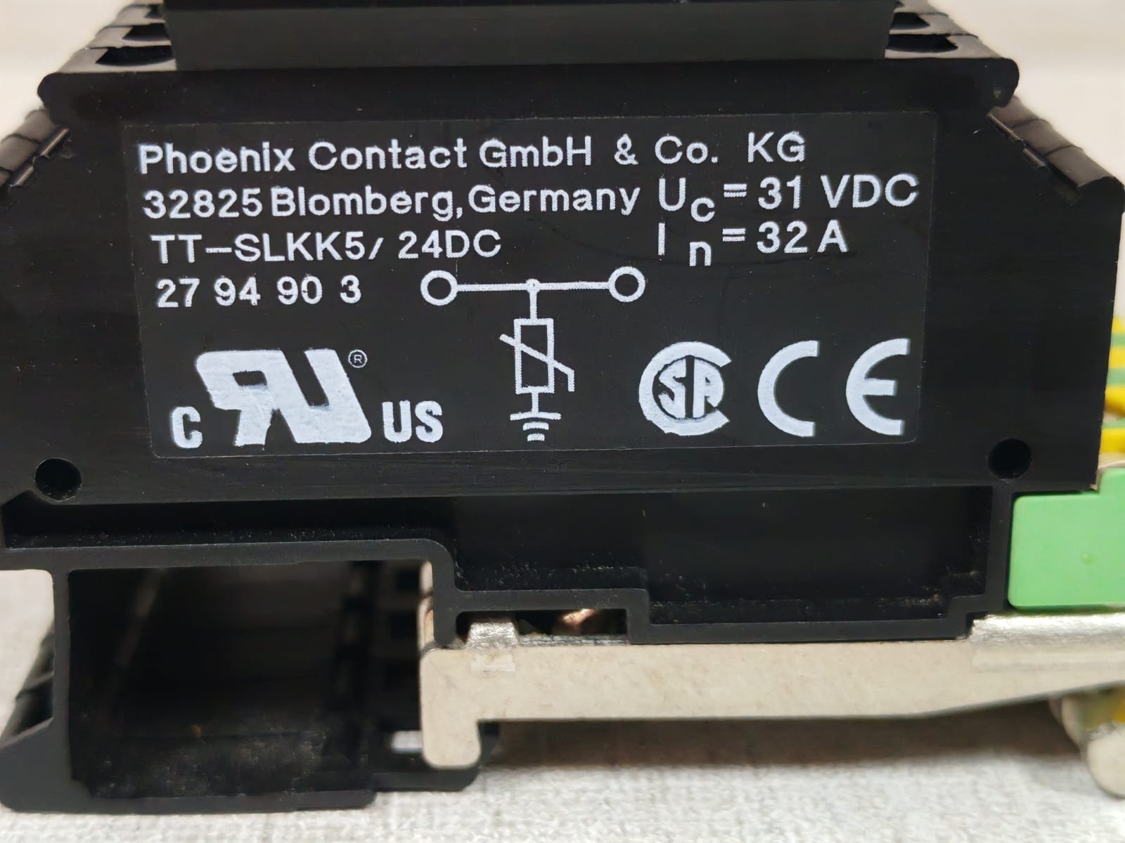 Phoenix Contact TT-SLKK5 PHOENIX CONTACT TT-SLKK5 MODULAR TERMINAL BLOCK 24DC 6