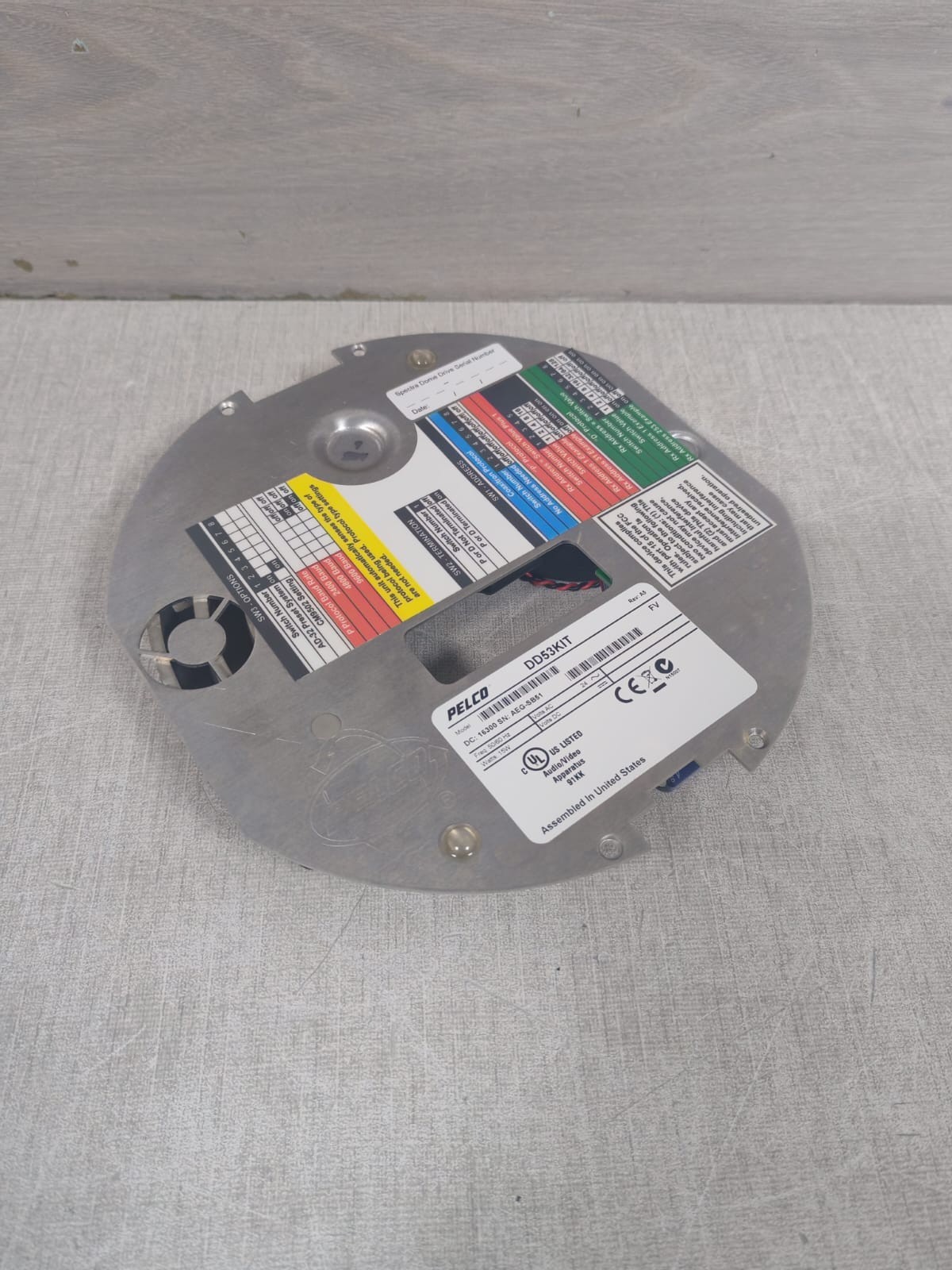 Schneider Electric DD53KIT REV.A5 PELCO BY SCHNEIDER ELECTRIC DD53KIT REV.A5 SPECTRA III FAN/PWR SUP REPAIR KIT 5