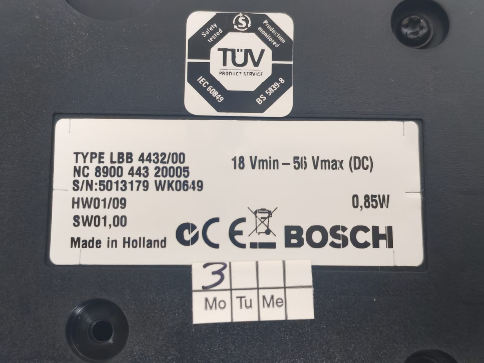 Bosch LBB/4432/00 BOSCH LBB/4432/00 CALL STATION KEYPAD - WITH FILTHY BOX 8