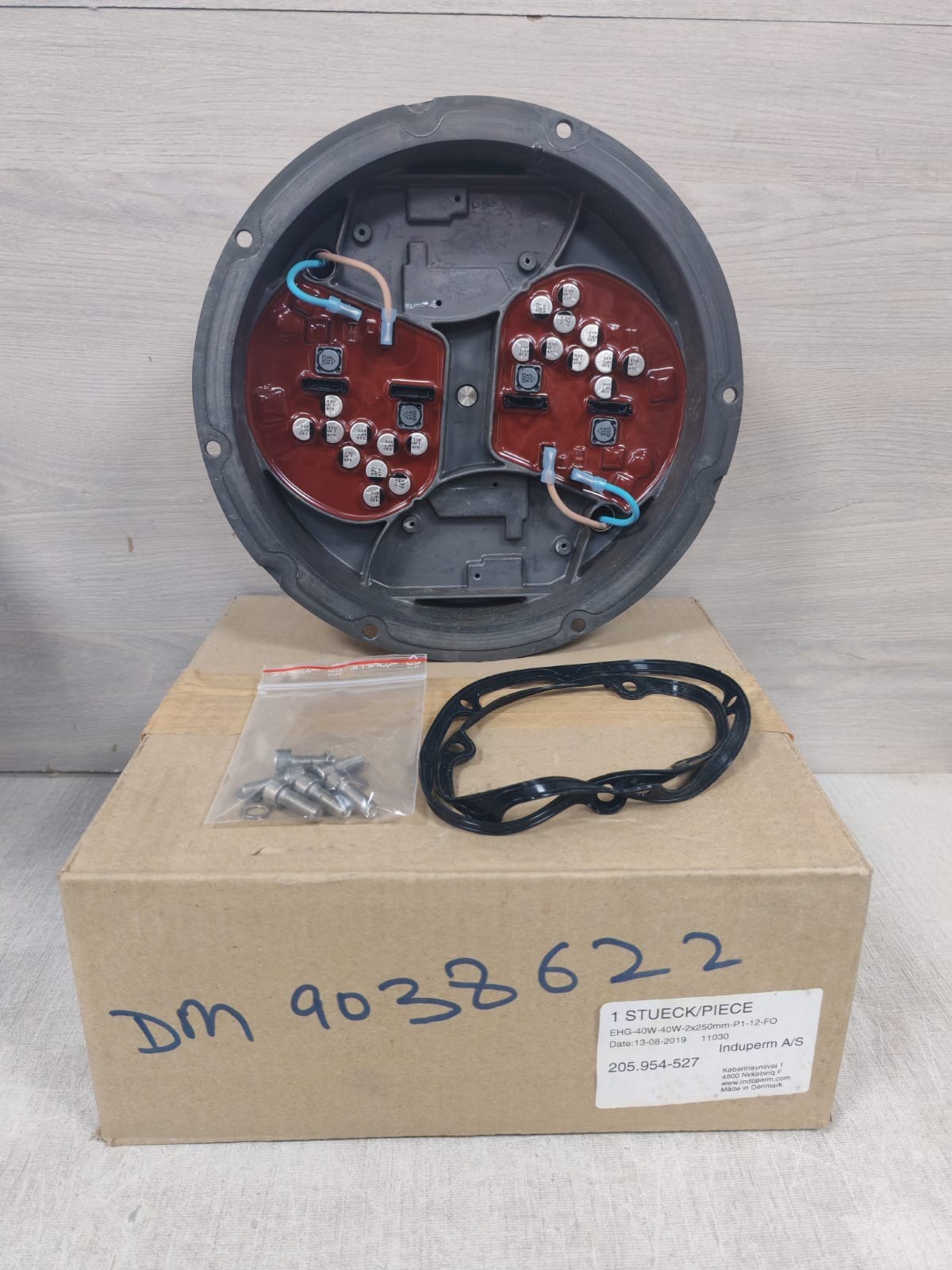 INDUPERM EHG-40W-40W-2X250MM-P1-12-FO 8NA 205.954-52/AA