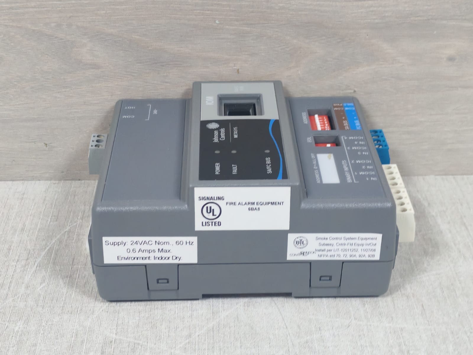Johnson Controls MS-IOM1710-0U Johnson Controls MS-IOM1710-0U Input Module With 4 Binary Inputs 6