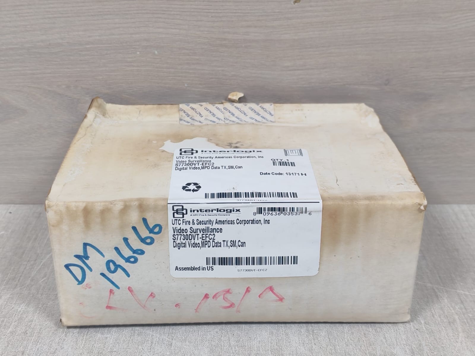 GE S7730DVT GE /INTERLOGIX S7730DVT-EFC2 Video Surveillance 8
