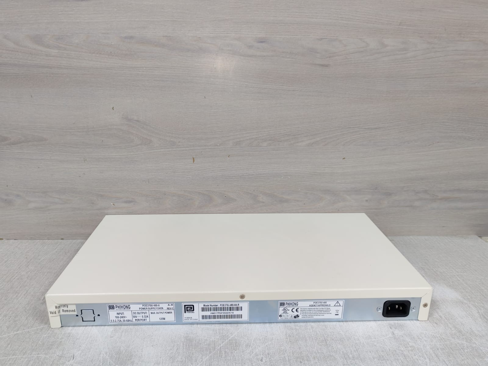 Axis POE370U-480-8A-R Axis Communication POE370U-480-8A-R Midspan 8 Port Ethernet Switch 7