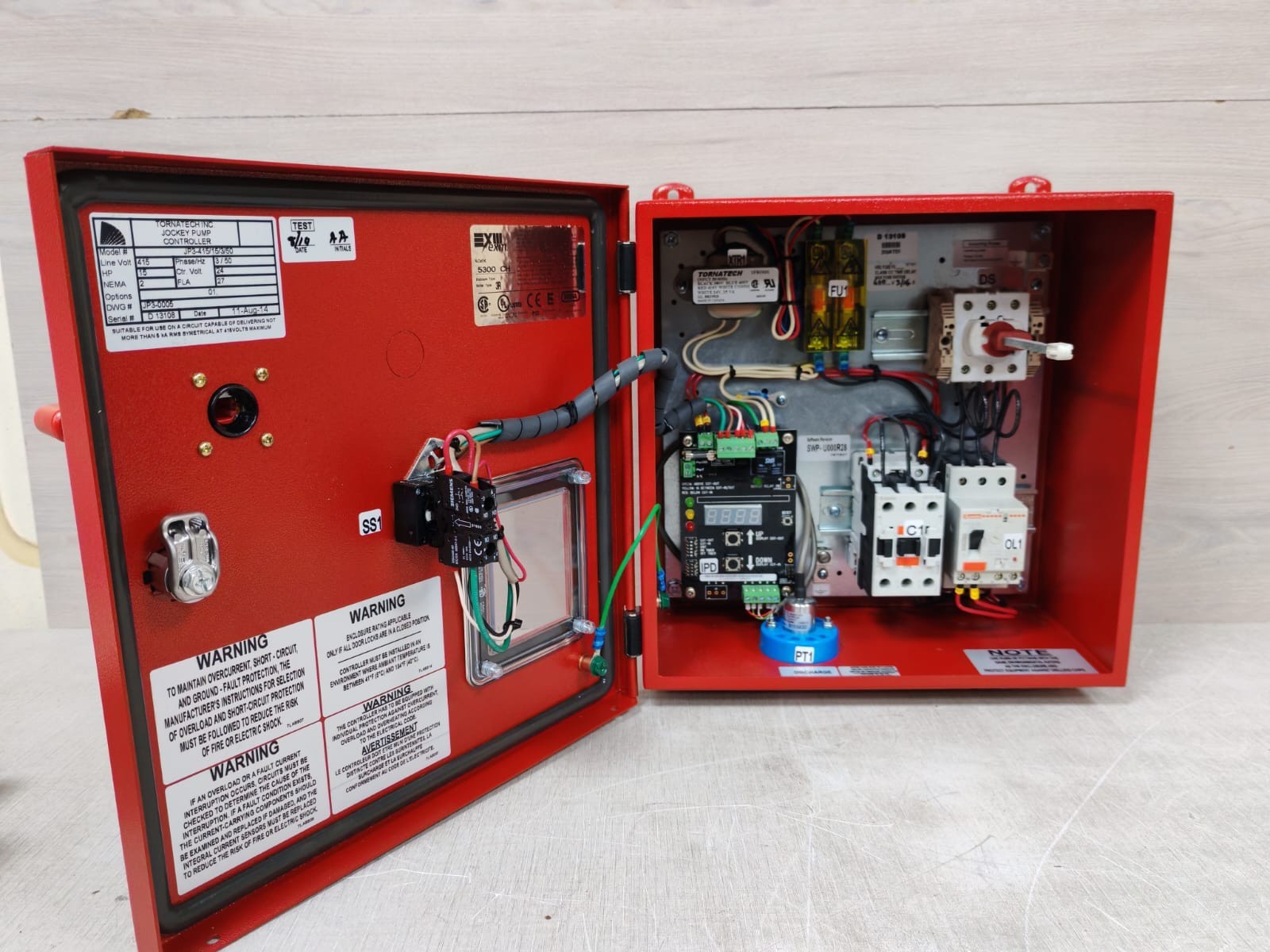TORNATECH JP3-415/15/3/50 TORNATECH JP3-415/15/3/50 TORNATECH JOCKEY PUMP CONTROLLER- W/ FILTHY BOX 2