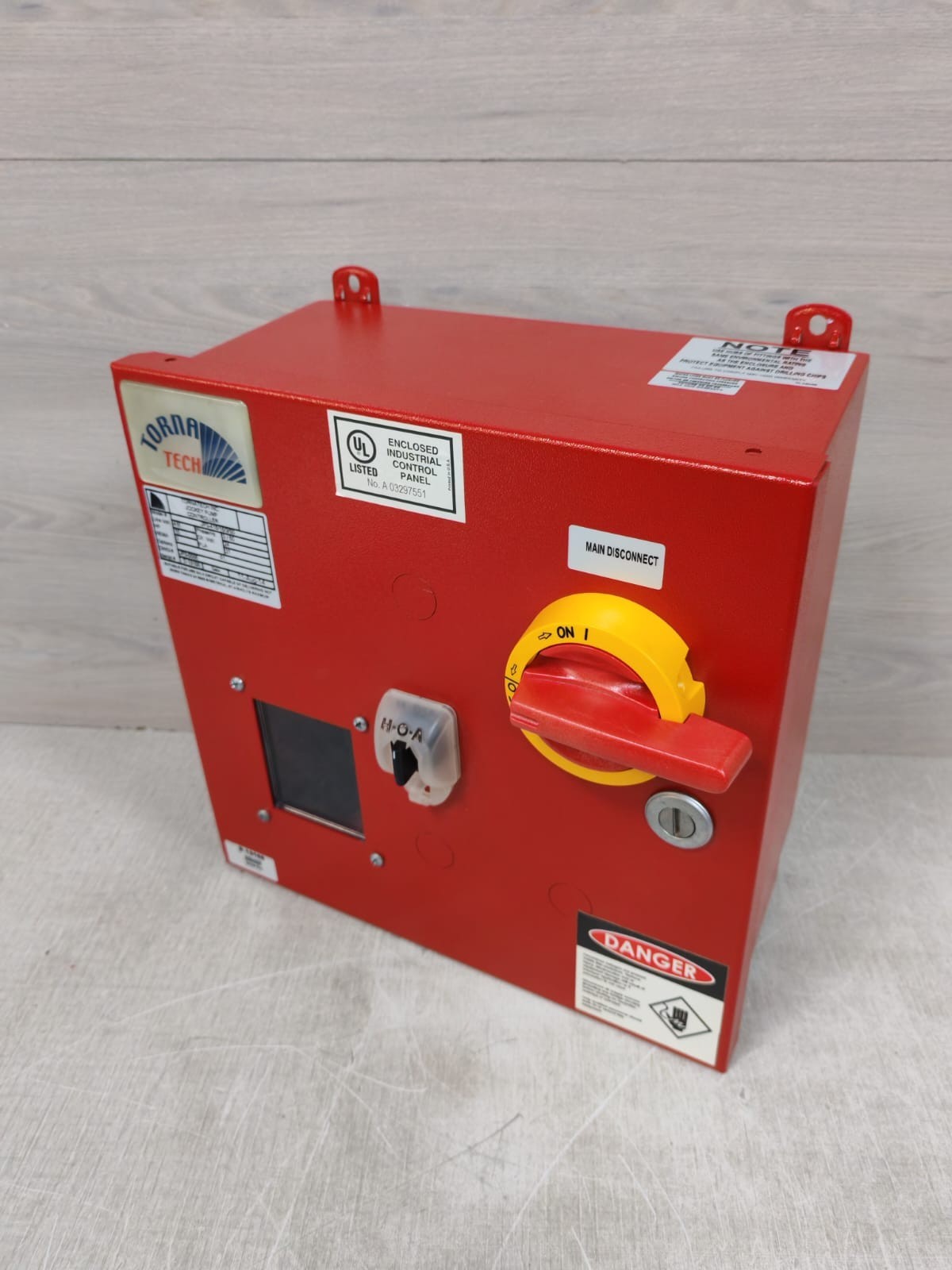TORNATECH JP3-415/15/3/50 TORNATECH JP3-415/15/3/50 TORNATECH JOCKEY PUMP CONTROLLER- W/ FILTHY BOX 5