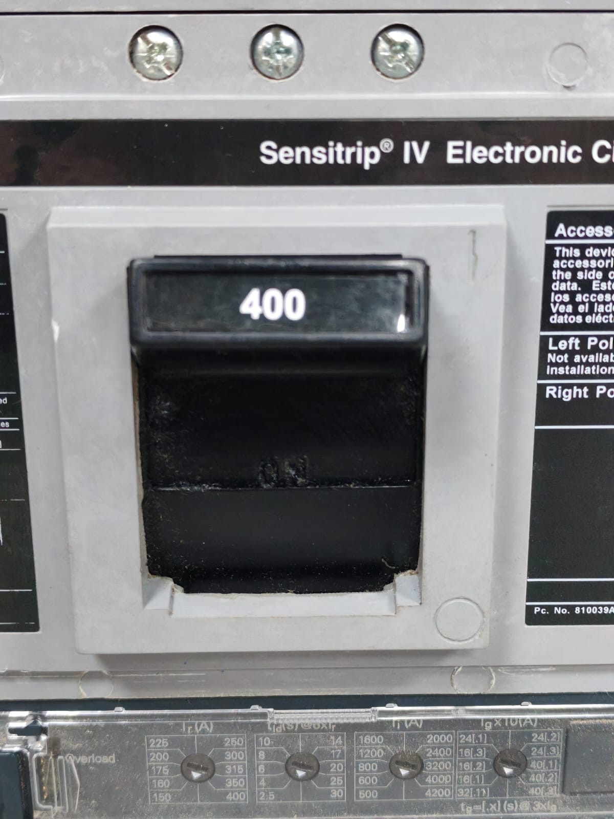 Siemens SHJD6-B / SHJD6B400LIGH SIEMENS SHJD6-B / SHJD6B400LIGH 400A 600V SENSITRIP IV CIRCUIT BREAKER 6