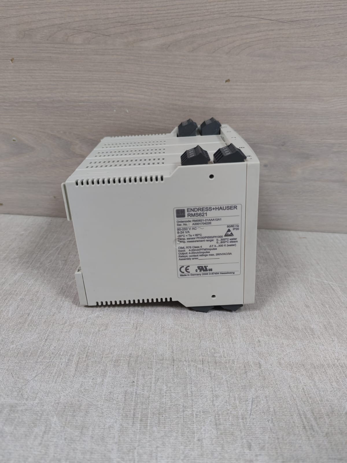 Endress+Hauser RMS621-21AAA12A1 ENDRESS+HAUSER RMS621 / RMS621-21AAA12A1 MANAGEMENT DEVICE 90-250VAC 8