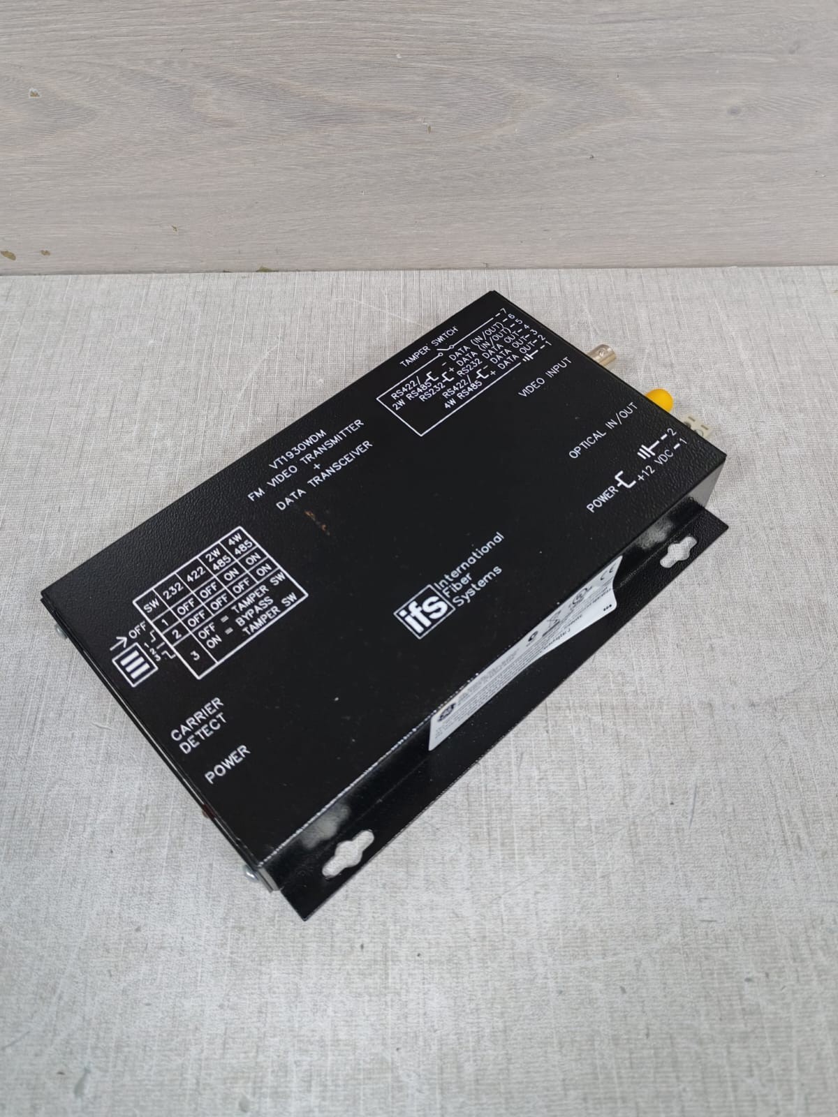 GE VT1930WDM GE VT1930WDM FM VIDEO TRANSMITTER + DATA TRANSMITTER 4