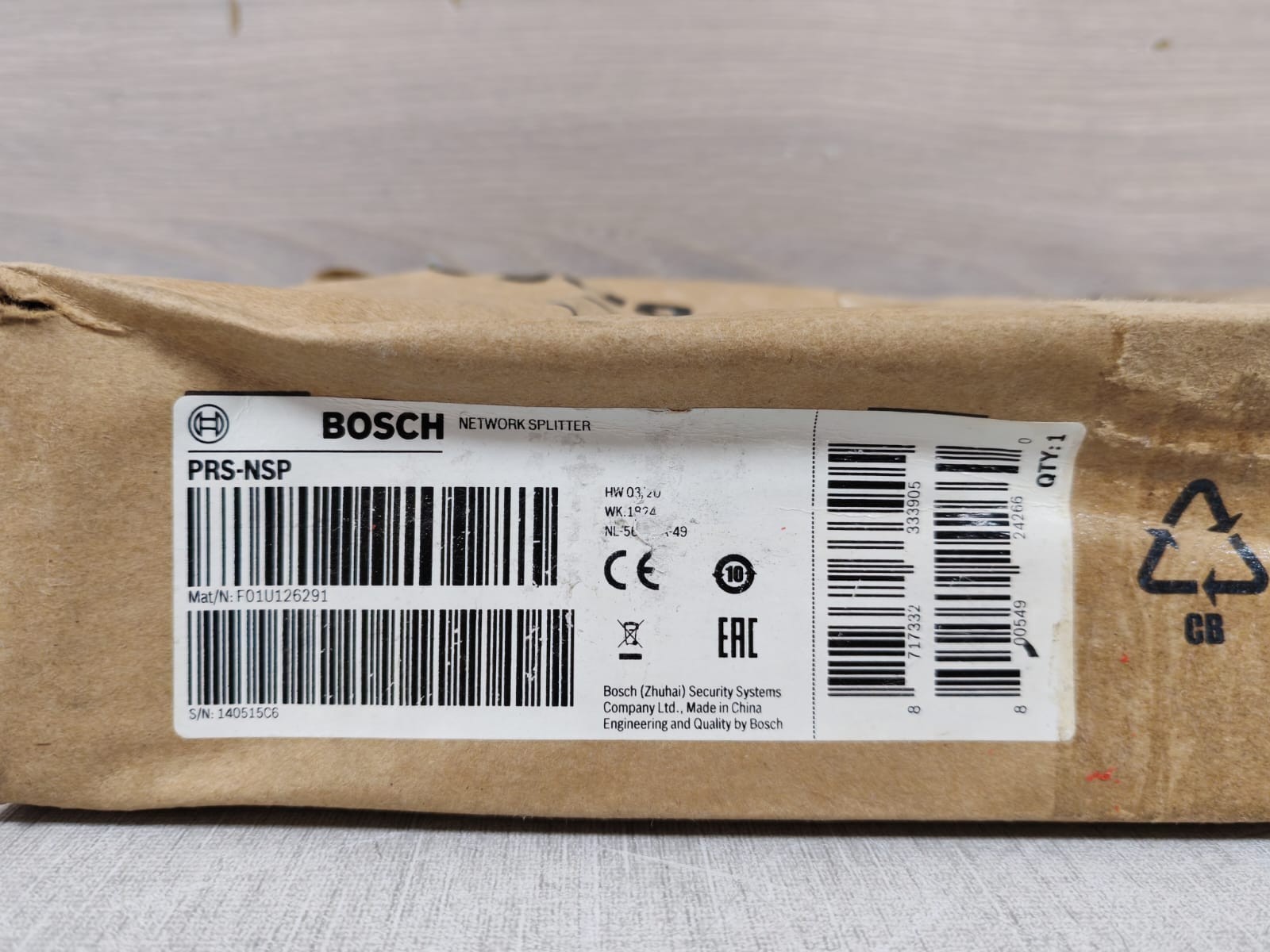 Bosch F01U126291 Bosch PRS-NSP Network Splitter F01U126291 10