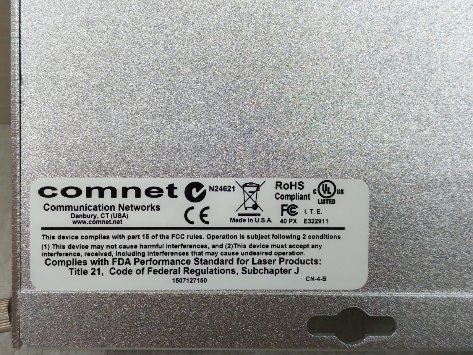 Comnet FVR412 Comnet Communication FVR412 (M) 4 Channel Digital Video Receiver 6