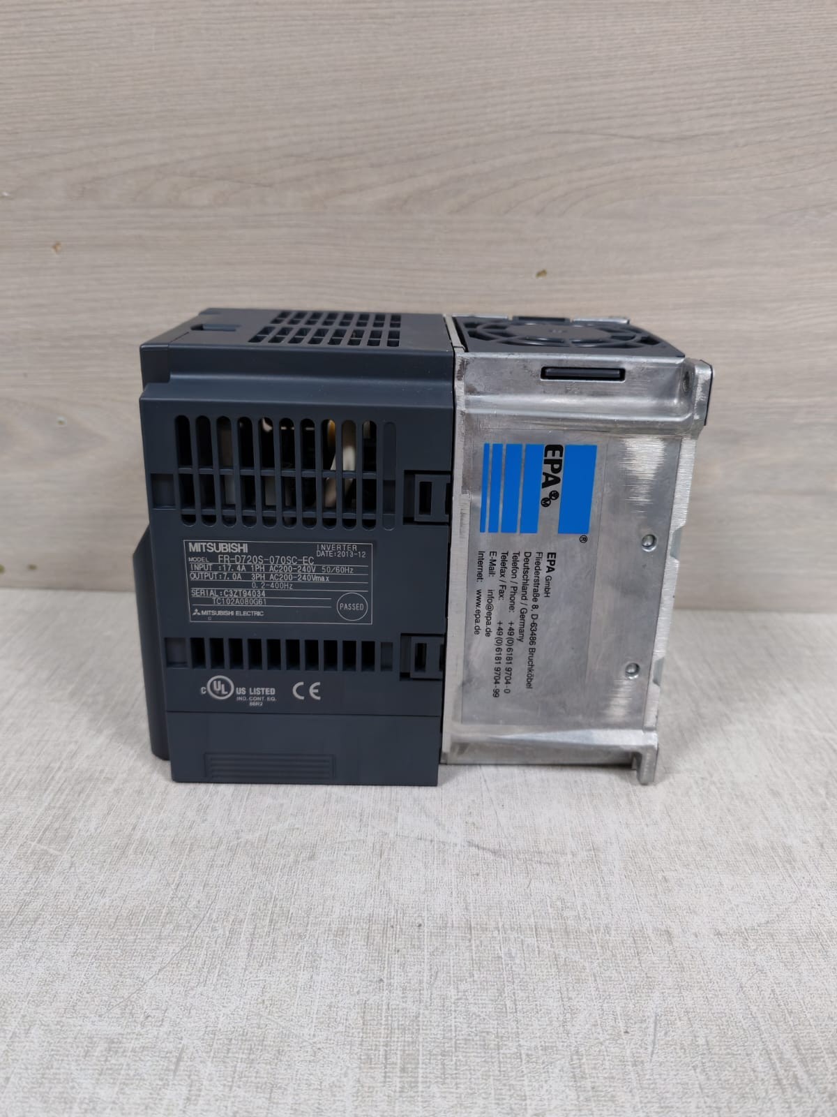 Mitsubishi Electric AC200-240V MITSUBISHI D700-SC FR-D720S-070SC-EC INVERTER AC200-240V 8