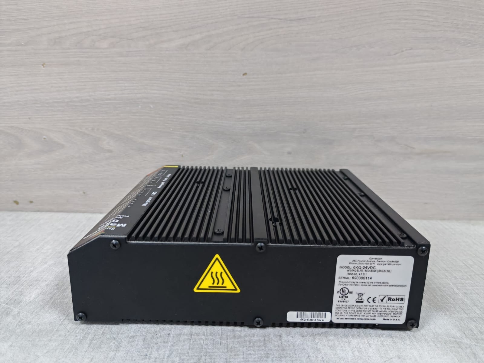 Garrettcom 6KQ-24VDC Garrettcom Magnum 6KQ-24VDC Managed Field Switch 5