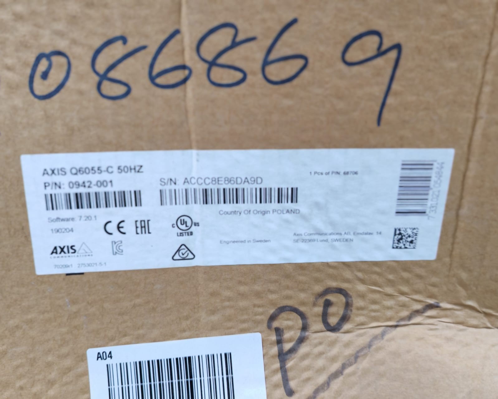Axis Q6055-C AXIS Q6055-C 50Hz 0942-001-01 PTZ Dome Network Camera 9
