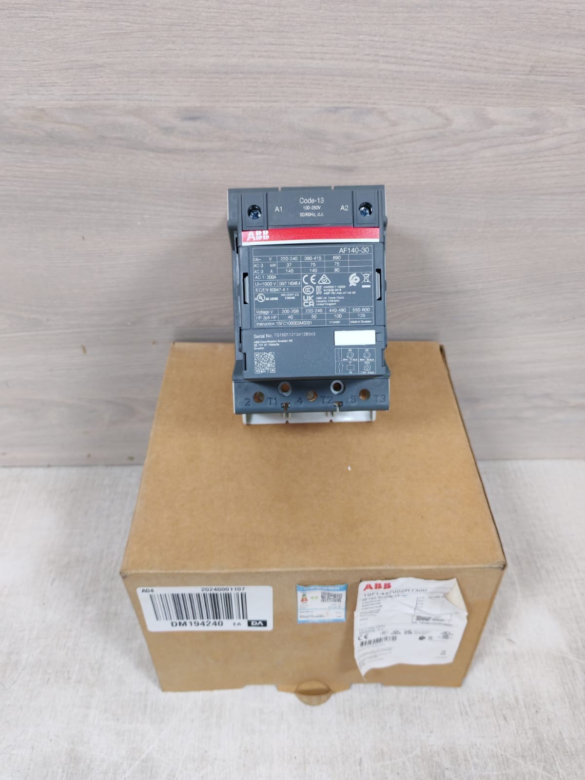 ABB AF140-30/AF130-30-00B-13 ABB AF140-30/AF130-30-00B-13 Contactor 1SFL447002R1300 2