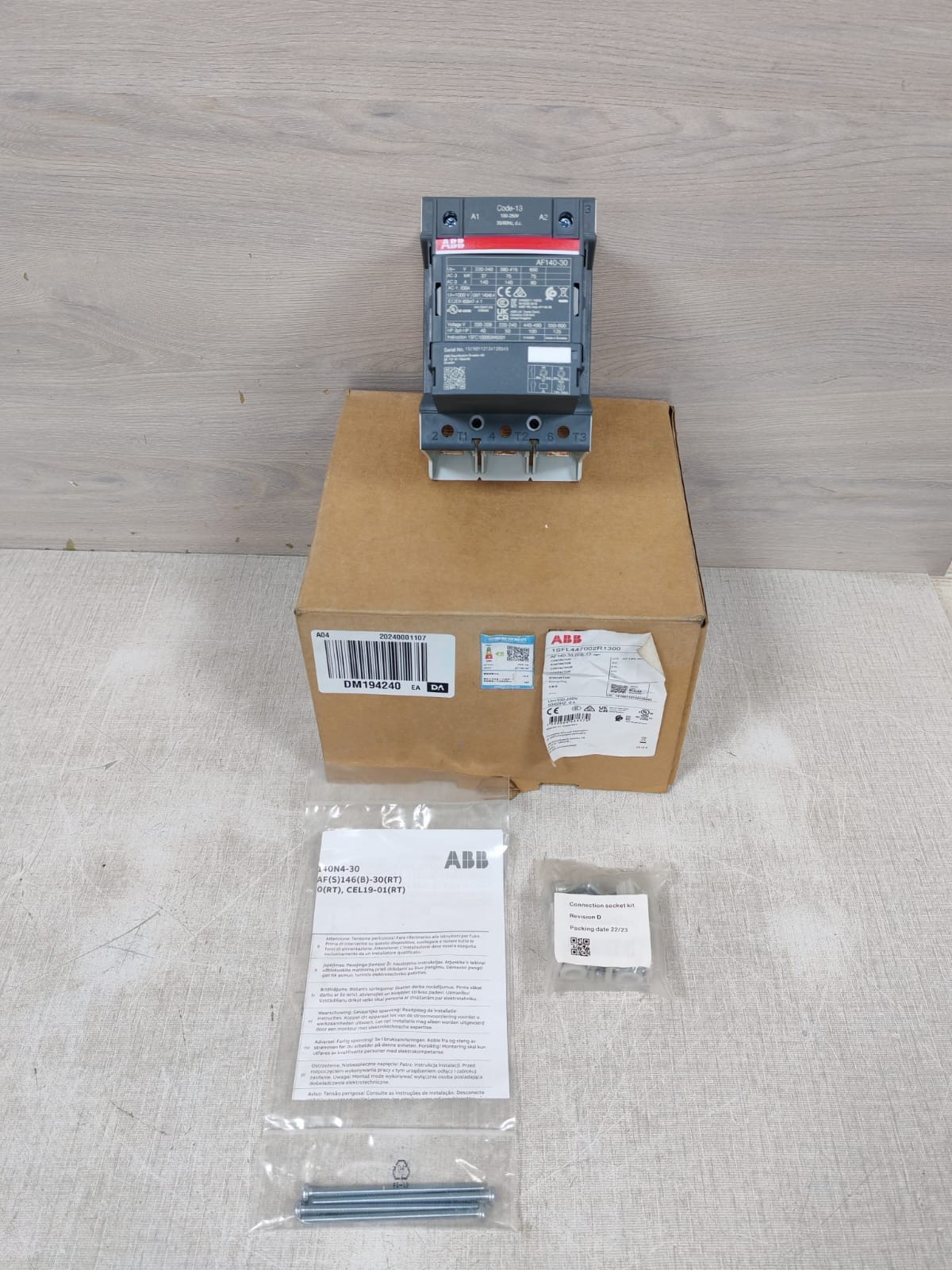 ABB AF140-30/AF130-30-00B-13 Contactor 1SFL447002R1300