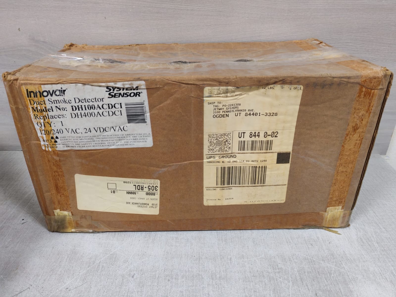 INNOVAIR DH100ACDCI INNOVAIR Duct Smoke Detector DH100ACDCI System Sensor 2