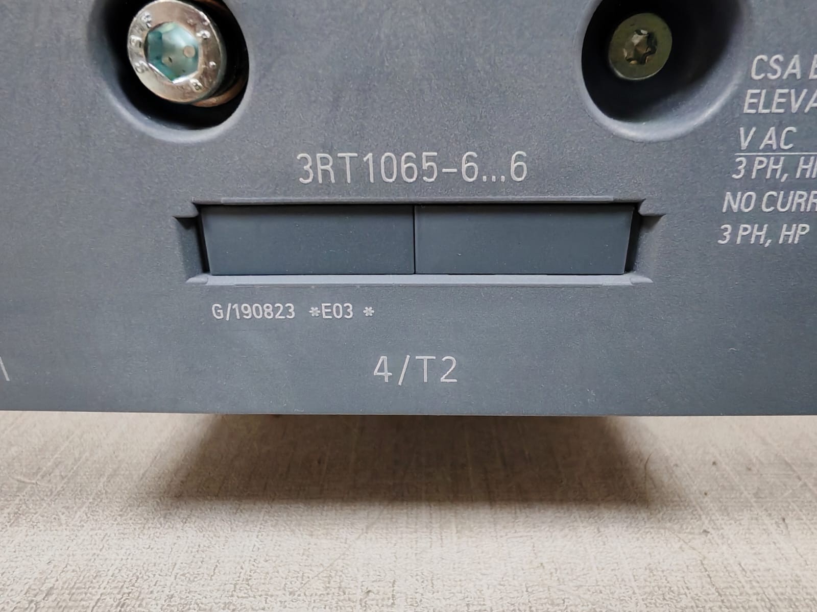 Siemens 3RT1065-6AF36 SIEMENS SIRIUS 3RT1065-6AF36 POWER CONTACTOR 6