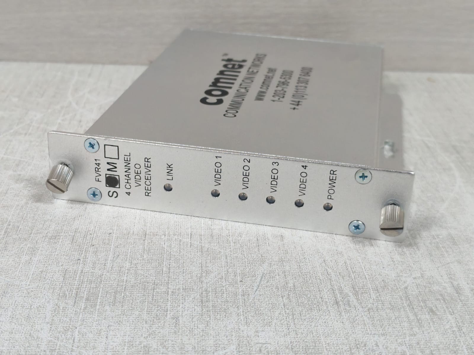 Comnet FVR41/FVR41S1 COMNET COMMUNICATION NETWORKS FVR41/FVR41S1 4 CHANNEL VIDEO RECIEVER 5