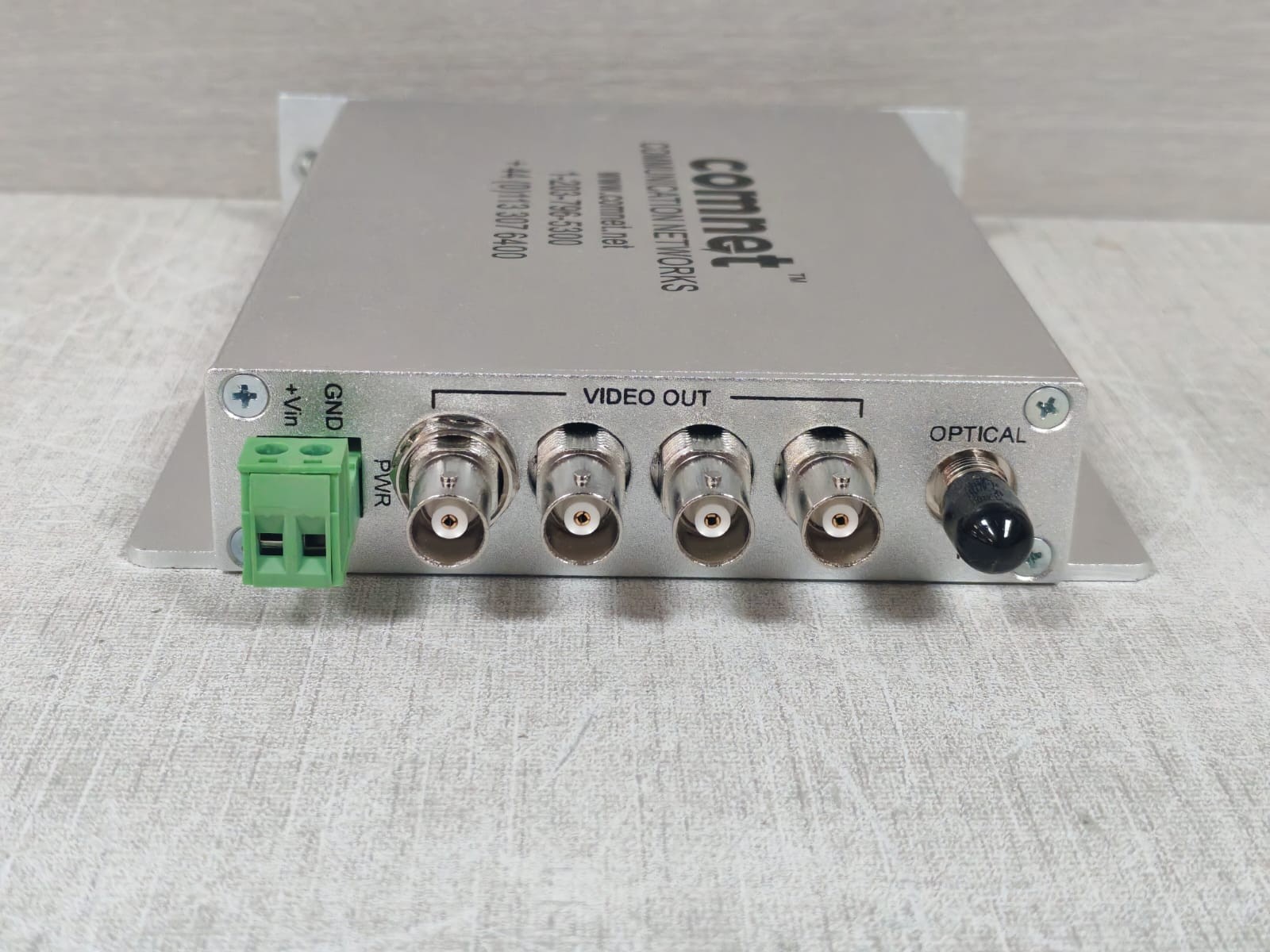 Comnet FVR41/FVR41S1 COMNET COMMUNICATION NETWORKS FVR41/FVR41S1 4 CHANNEL VIDEO RECIEVER 8