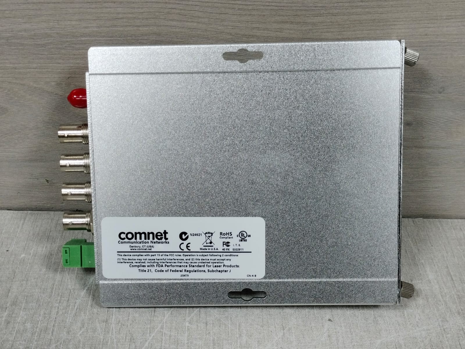 COMNET COMMUNICATION NETWORKS FVR41 COMNET COMMUNICATION NETWORKS FVR41 4 CHANNEL VIDEO RECIEVER 8