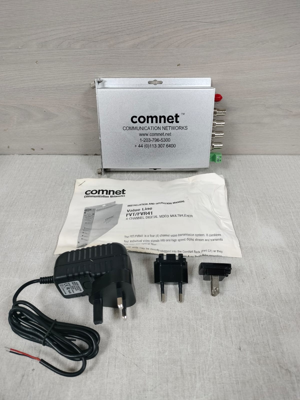 COMNET COMMUNICATION NETWORKS FVR41 4 CHANNEL VIDEO RECIEVER
