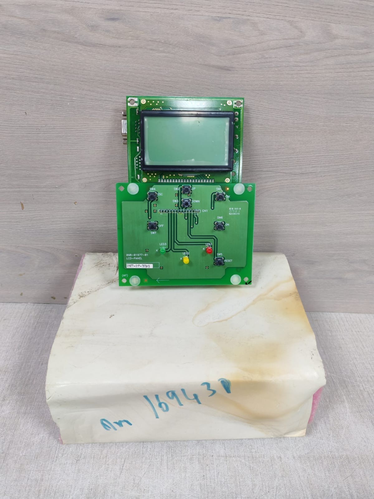 098-01977-01 LCD PANEL with 098-01970-02 10H01294 REV.2.0 Pcb Board