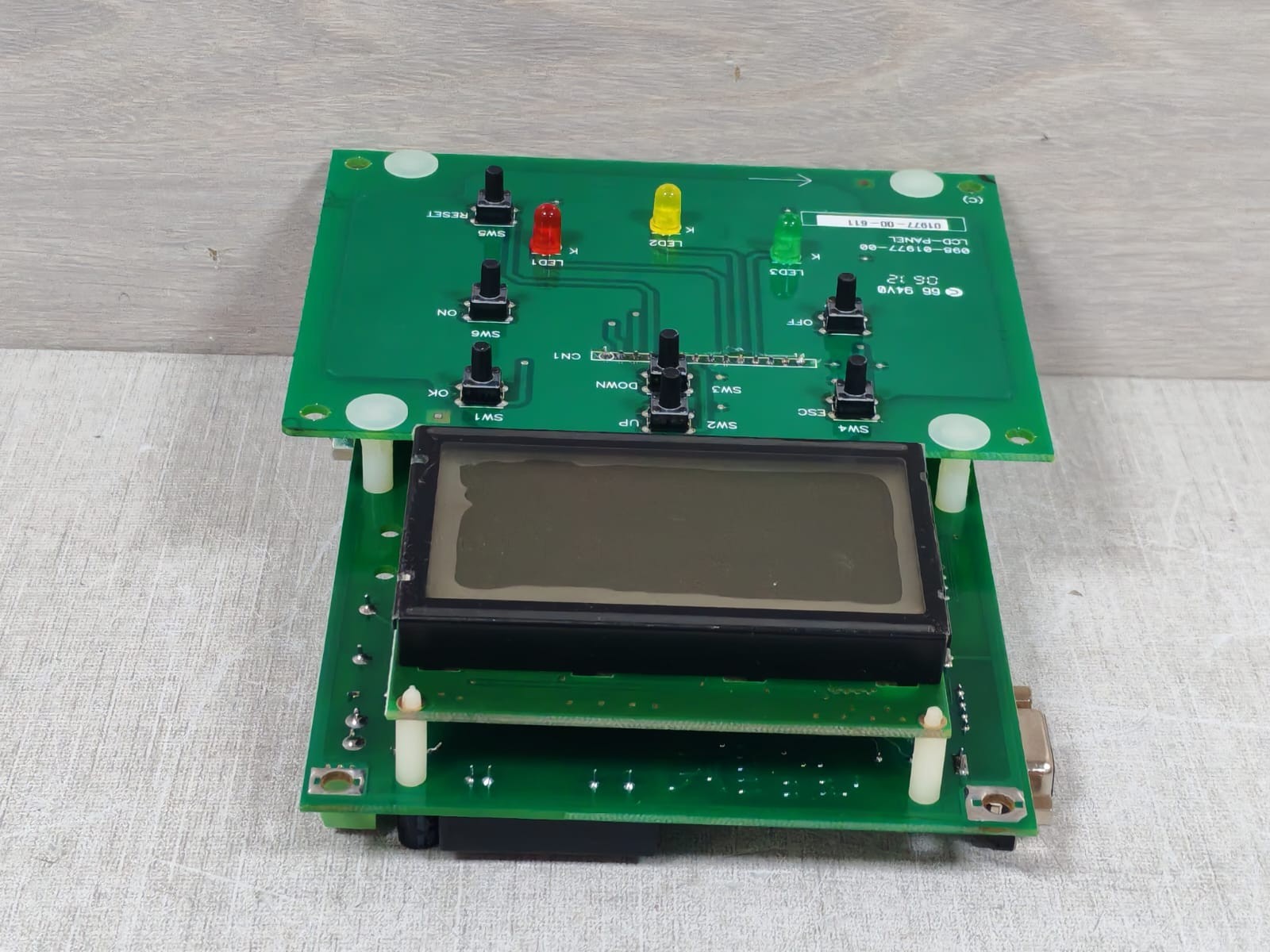 Unbranded 098-01970-01 10H01294 REV.2.0 098-01977-00 LCD PANEL with 098-01970-01 10H01294 REV.2.0 Pcb Board 10