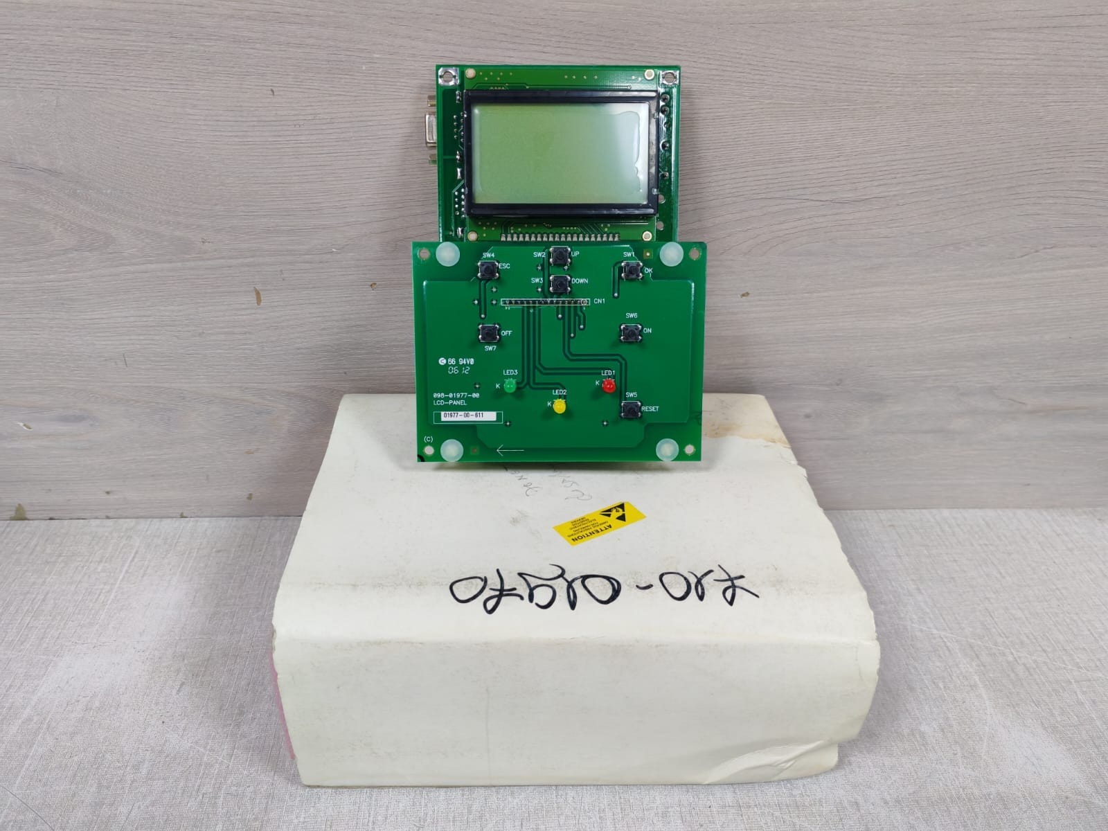 098-01977-00 LCD PANEL with 098-01970-01 10H01294 REV.2.0 Pcb Board