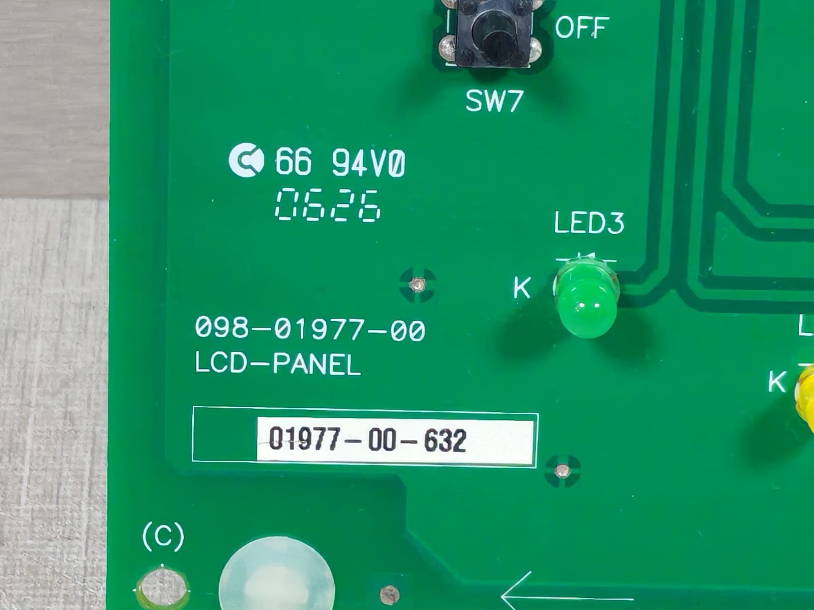 Unbranded 098-01970-02 10H01294 REV.2.0 098-01977-00 LCD PANEL with 098-01970-02 10H01294 REV.2.0 Pcb Board 3