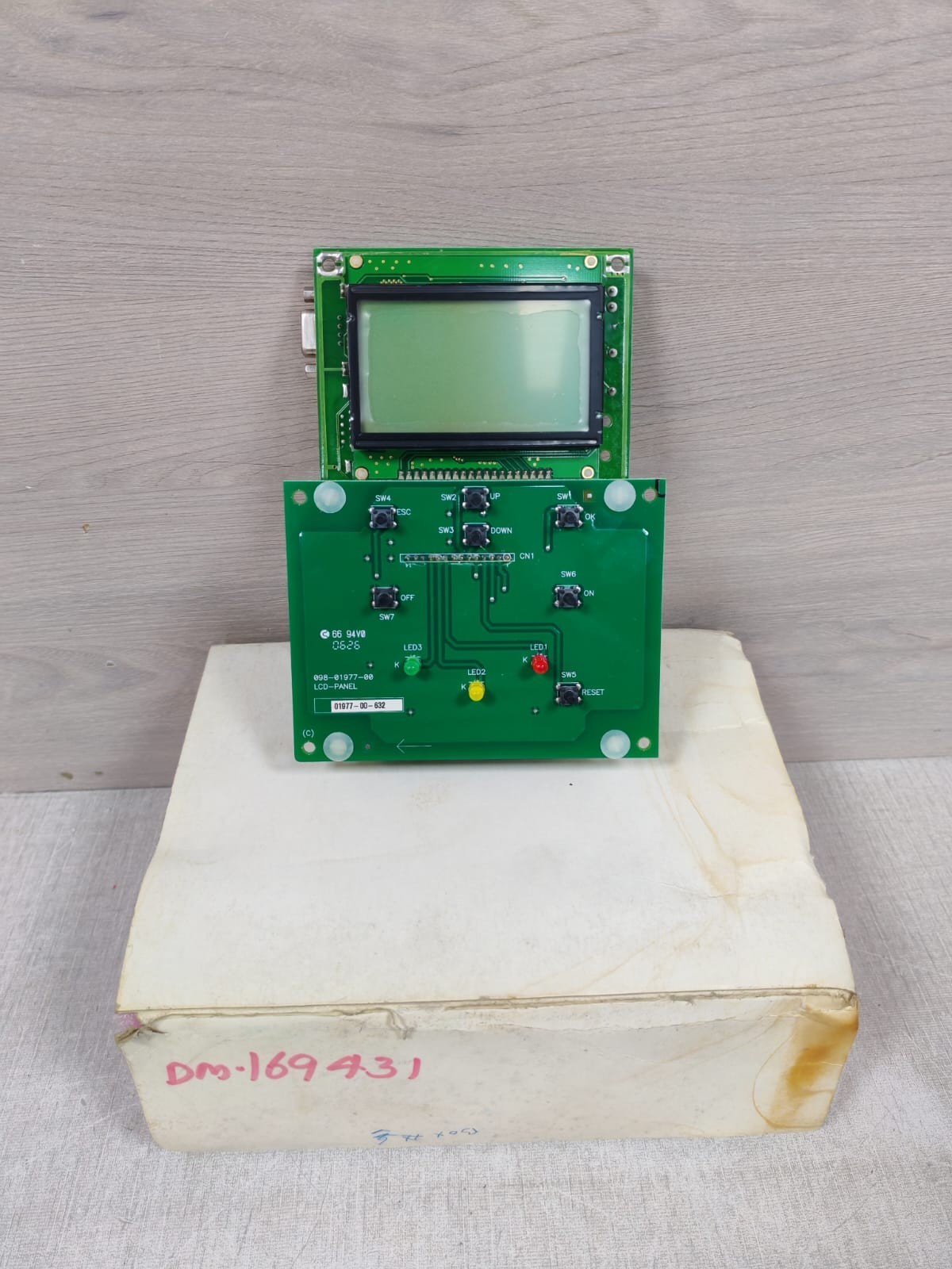 098-01977-00 LCD PANEL with 098-01970-02 10H01294 REV.2.0 Pcb Board