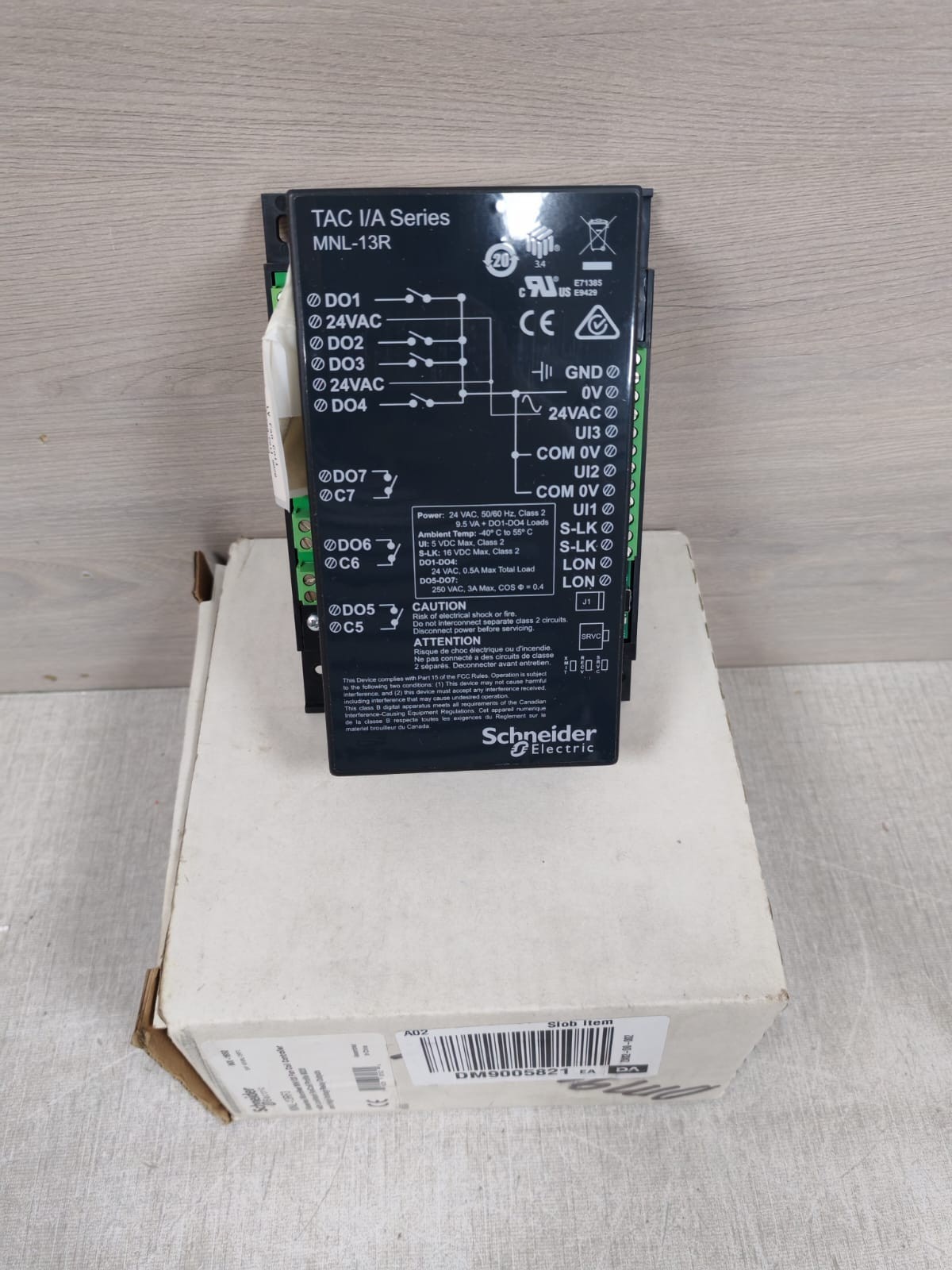 Schneider Electric MNL-13RF3 Schneider Electric MNL-13RF3 TAC I/A Series Fan Coil Controller 2