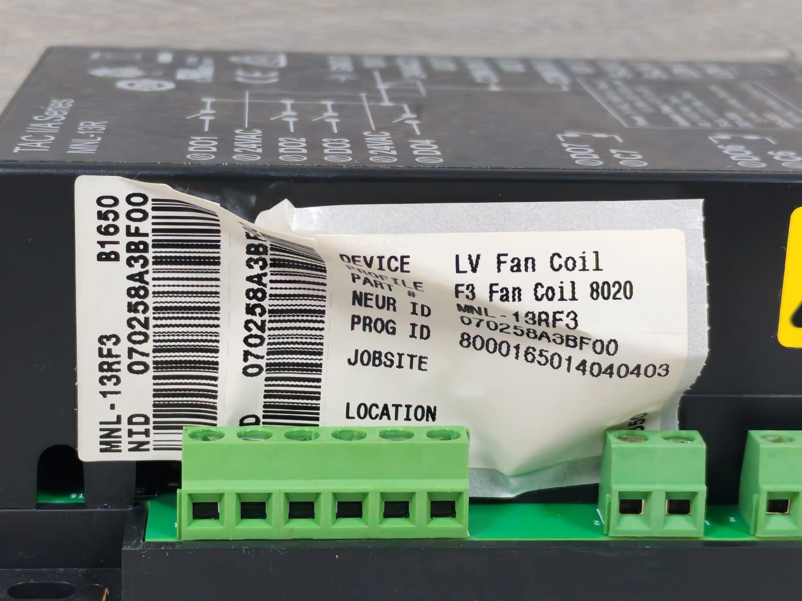 Schneider Electric MNL-13RF3 Schneider Electric MNL-13RF3 TAC I/A Series Fan Coil Controller 5