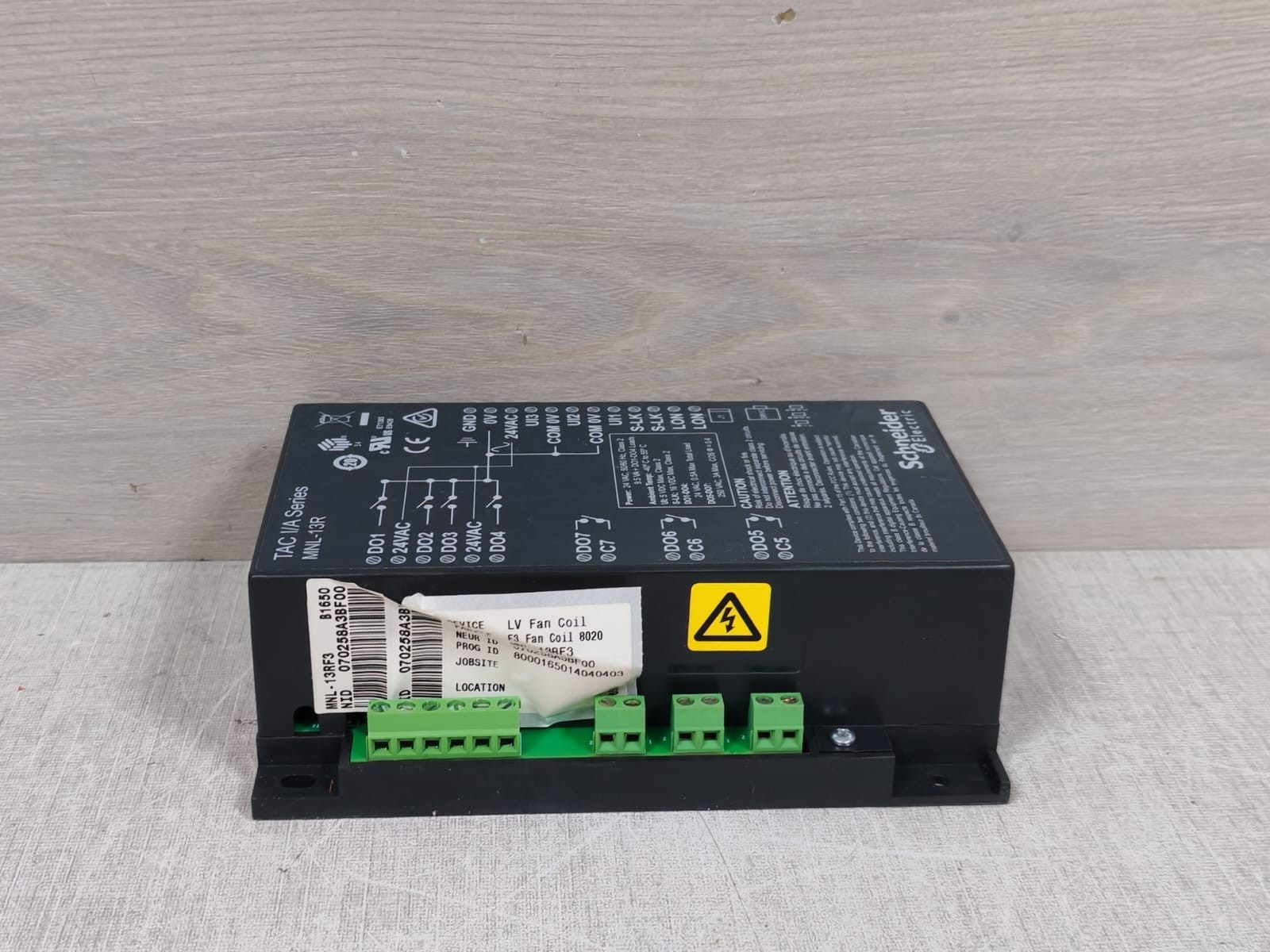 Schneider Electric MNL-13RF3 Schneider Electric MNL-13RF3 TAC I/A Series Fan Coil Controller 6