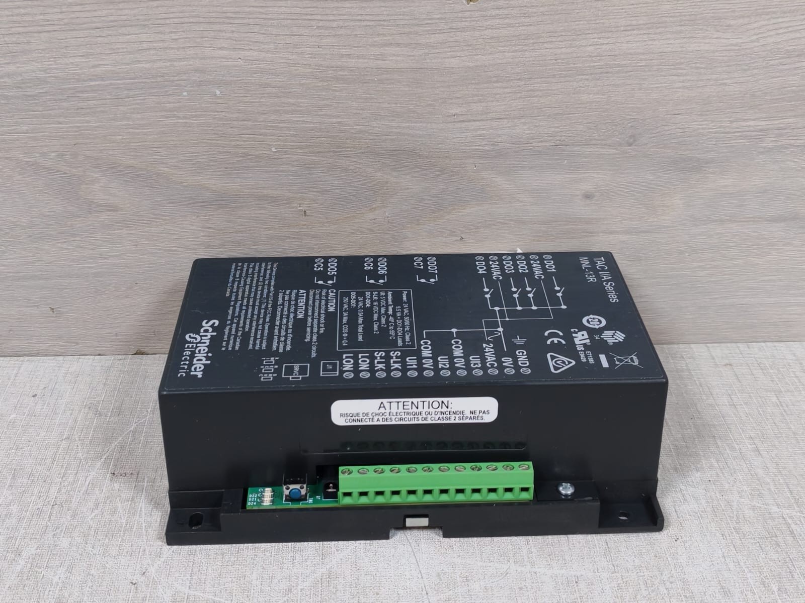 Schneider Electric MNL-13RF3 Schneider Electric MNL-13RF3 TAC I/A Series Fan Coil Controller 7