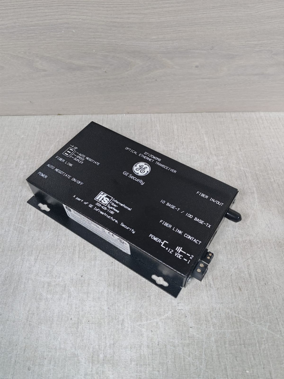 GE SECURITY D7120WDMB GE SECURITY D7120WDMB ETHERNET TRANSCEIVER 5