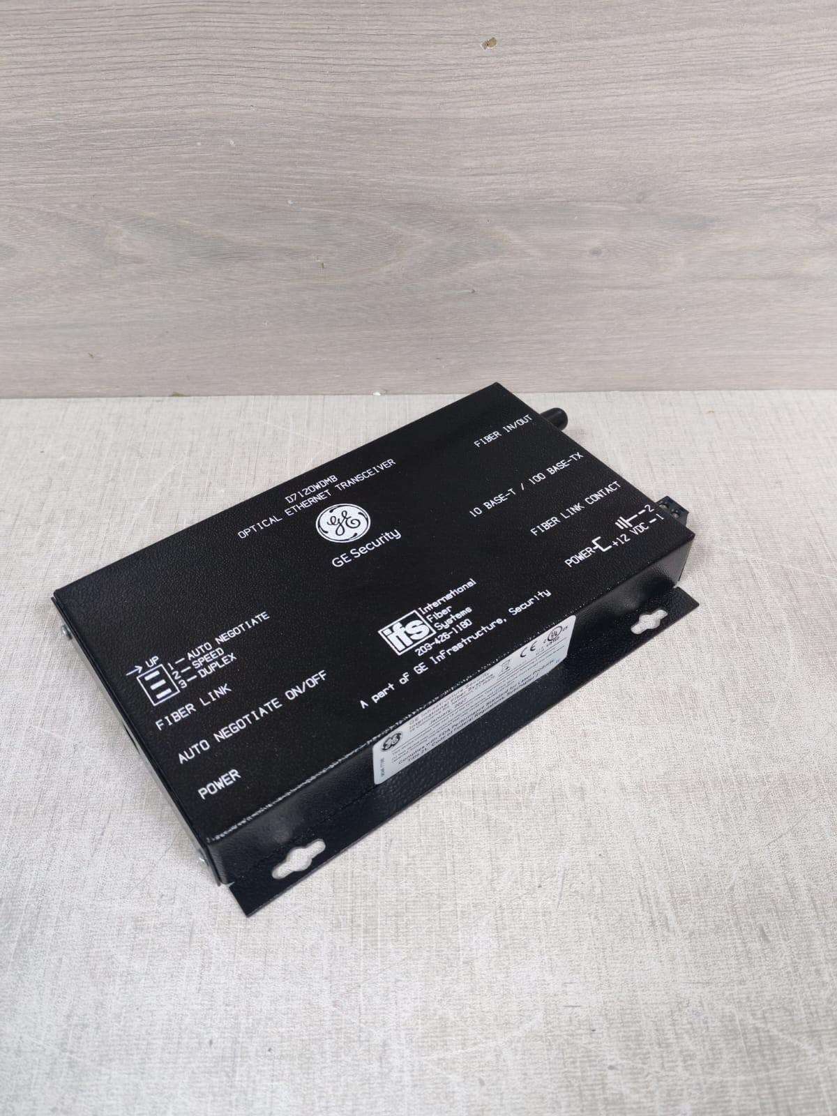GE SECURITY D7120WDMB GE SECURITY D7120WDMB ETHERNET TRANSCEIVER 6
