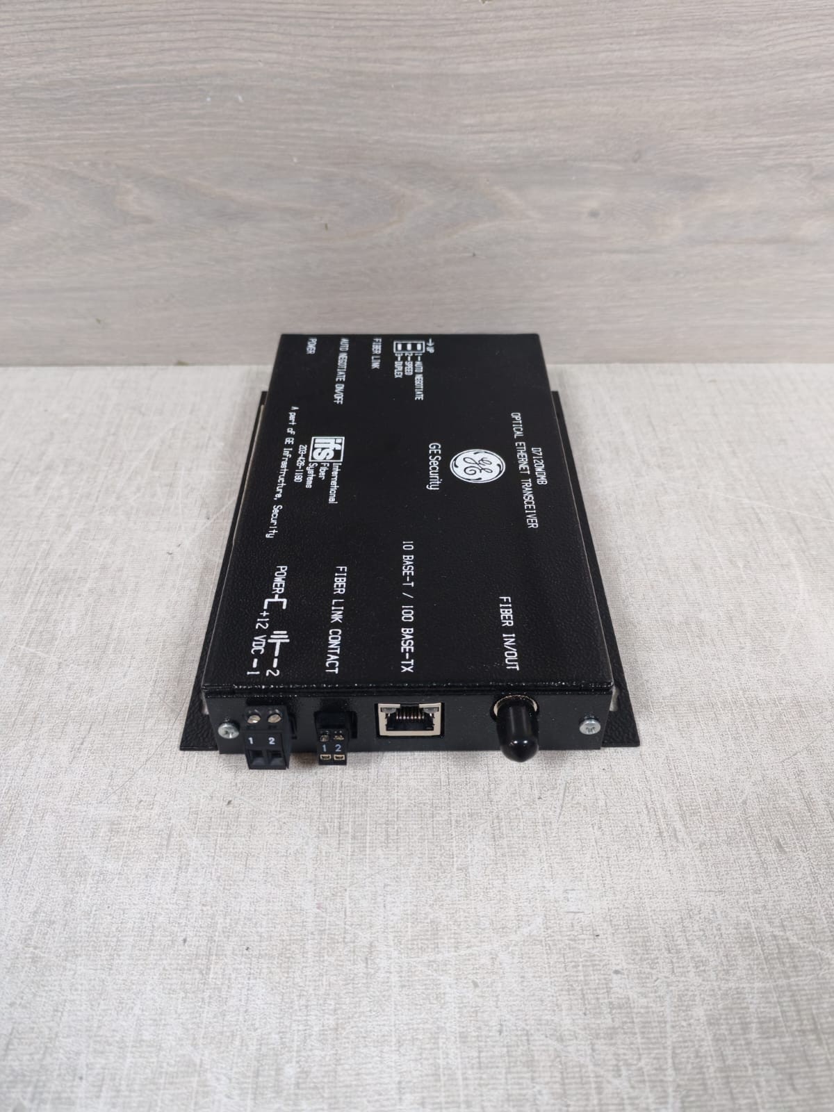 GE SECURITY D7120WDMB GE SECURITY D7120WDMB ETHERNET TRANSCEIVER 9