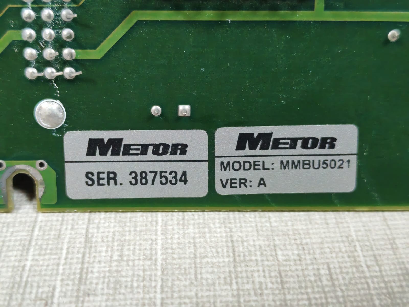 METOREX MMUB5021 A 810051-9K/9T METOREX MMUB5021 A 810051-9K/9T PRINTED CIRCUIT BOARD 8