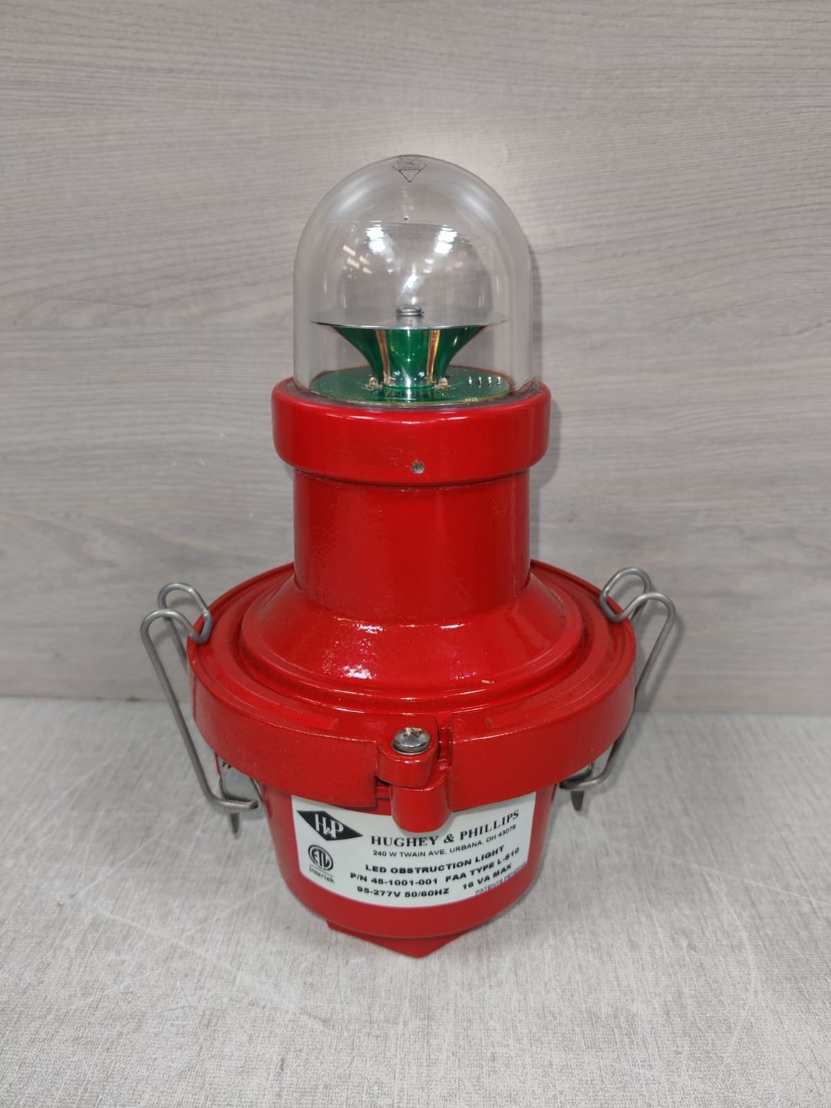 Hughey & Phillips 45-1001-001 FAA Type L-810ork Hughey & Phillips 45-1001-001 FAA Type L-810 Led Obstruction Light 2