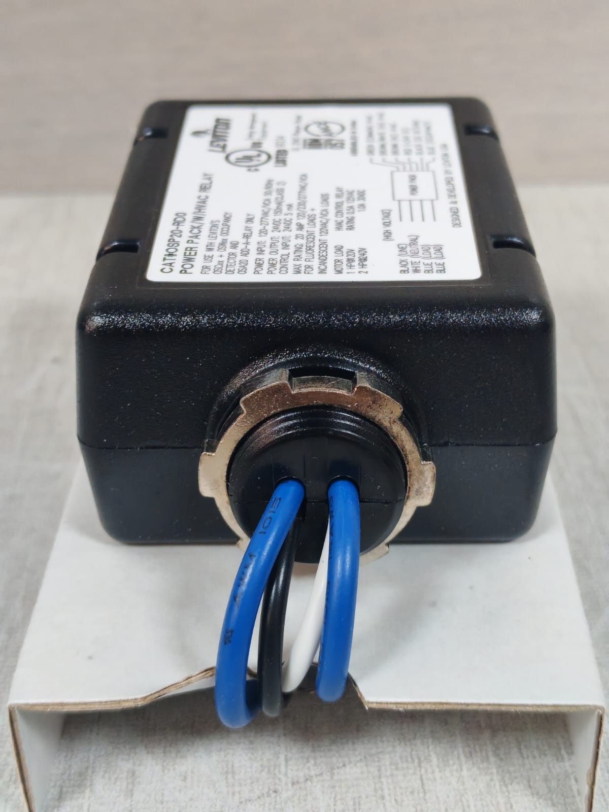 Leviton OSP20-RD0 LEVITON OSP20-RD0 OCCUPANCY POWER PACK /W/HVAC RELAY 6