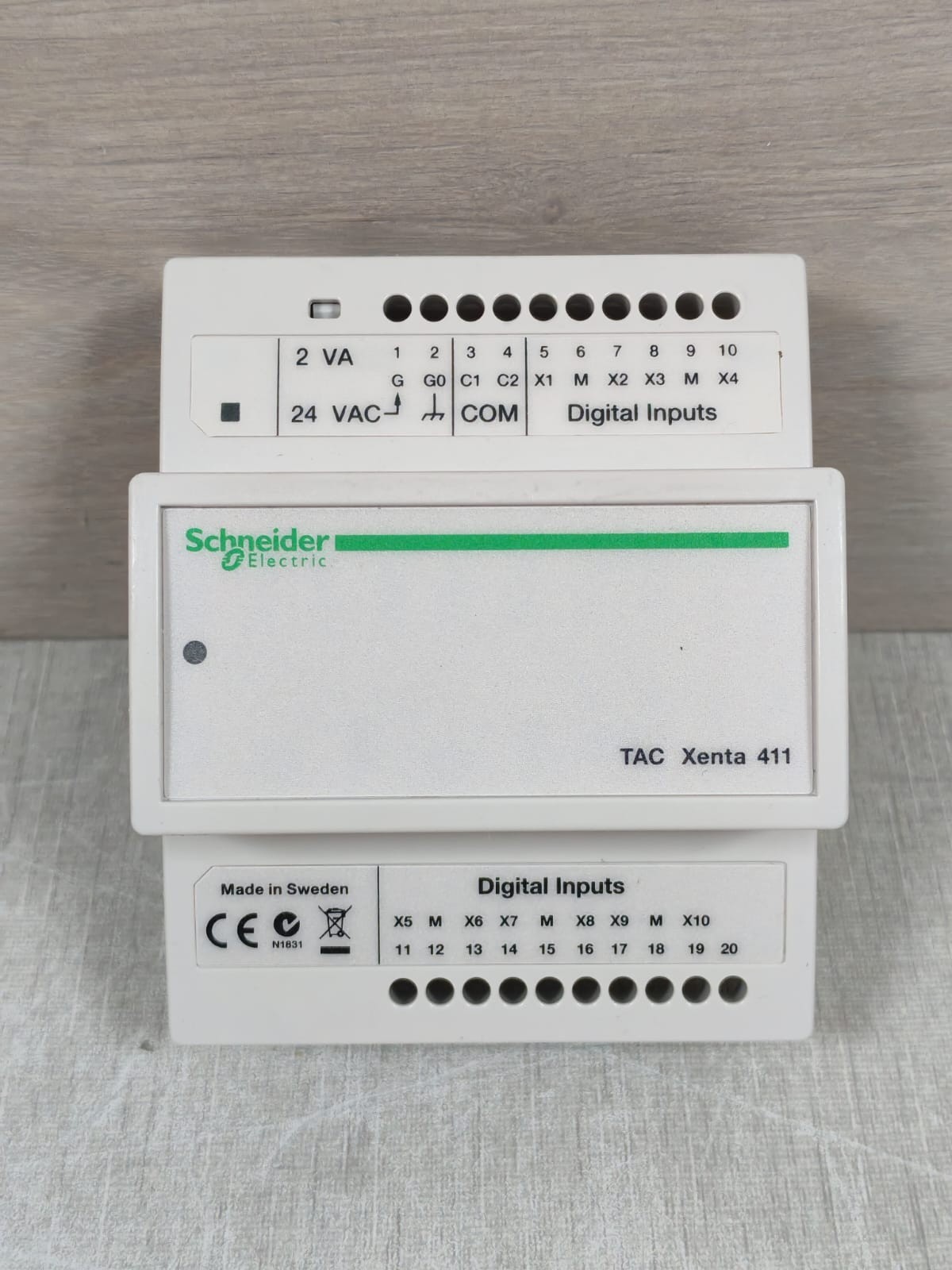 Schneider 0-073-0201-1 VER.1.05 SCHNEIDER TAC XENTA 411 0-073-0201-1 VER.1.05 DIGITAL INPUT MODULE 2