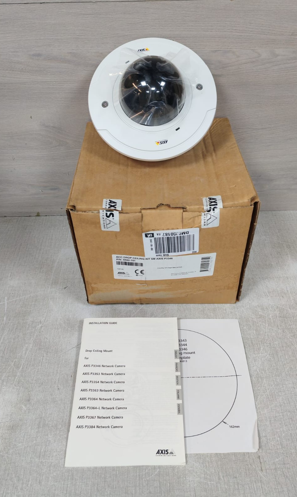 AXIS 5502-791 ACC Drop Ceiling Kit Sm Axis P3346