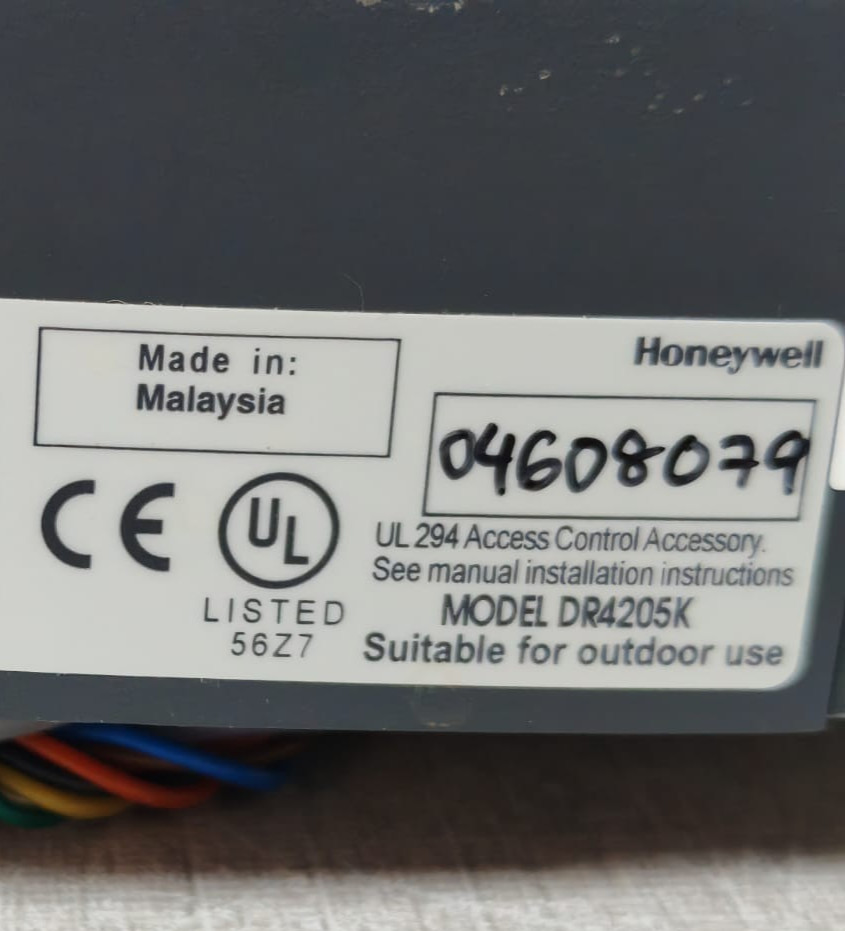 Honeywell DR4205K C4PD4205A HONEYWELL DR4205K C4PD4205A INTELLIGENT CARD READER 10