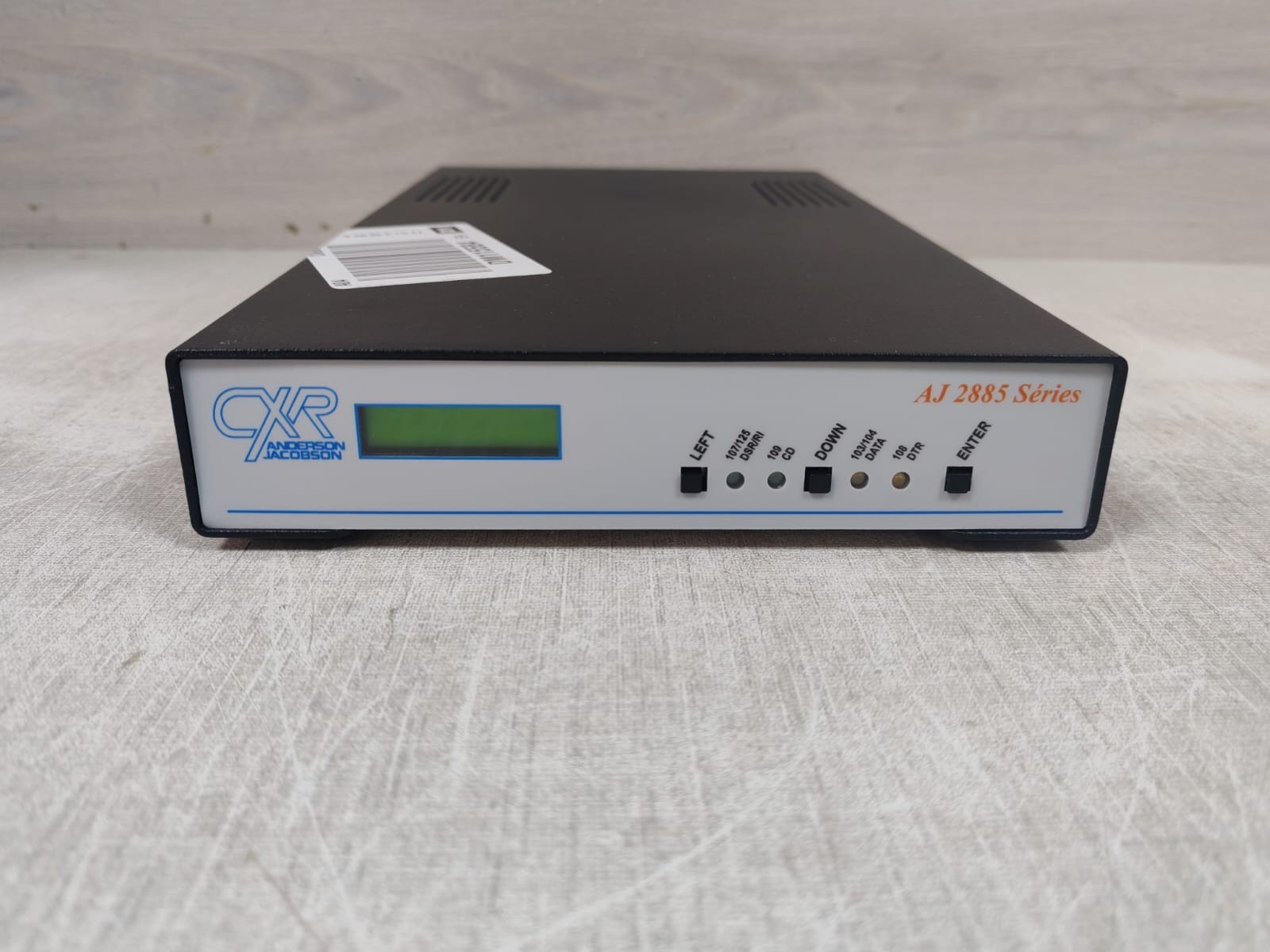 CXR ANDERSON JACOBSON AJ-2885 CXR ANDERSON JACOBSON AJ 2885 SERIES 2885P-SDNF-00 ANALOG MODEM 2