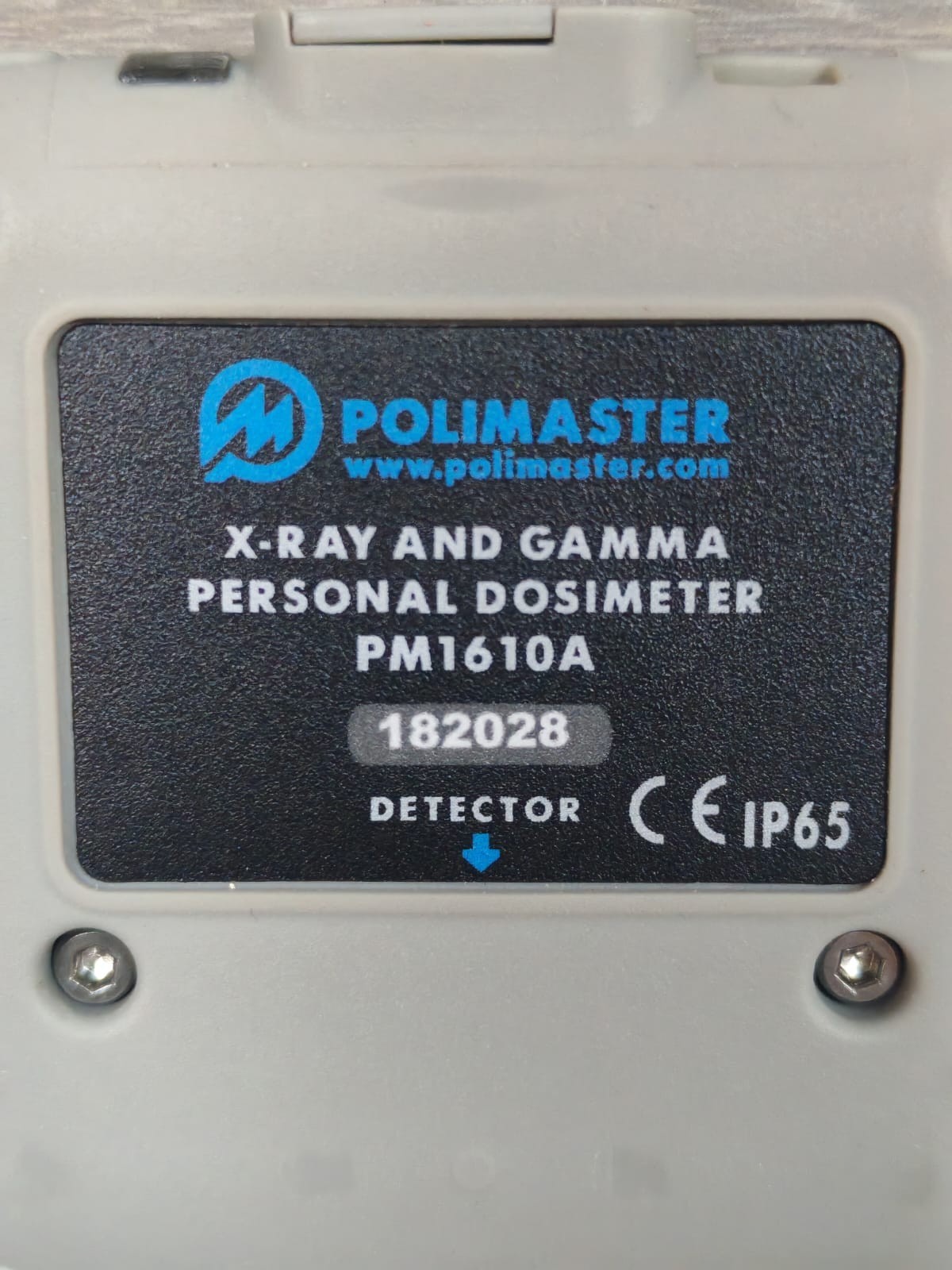 POLIMASTER PM1610A POLIMASTER PM1610A 182028 DETECTOR 6