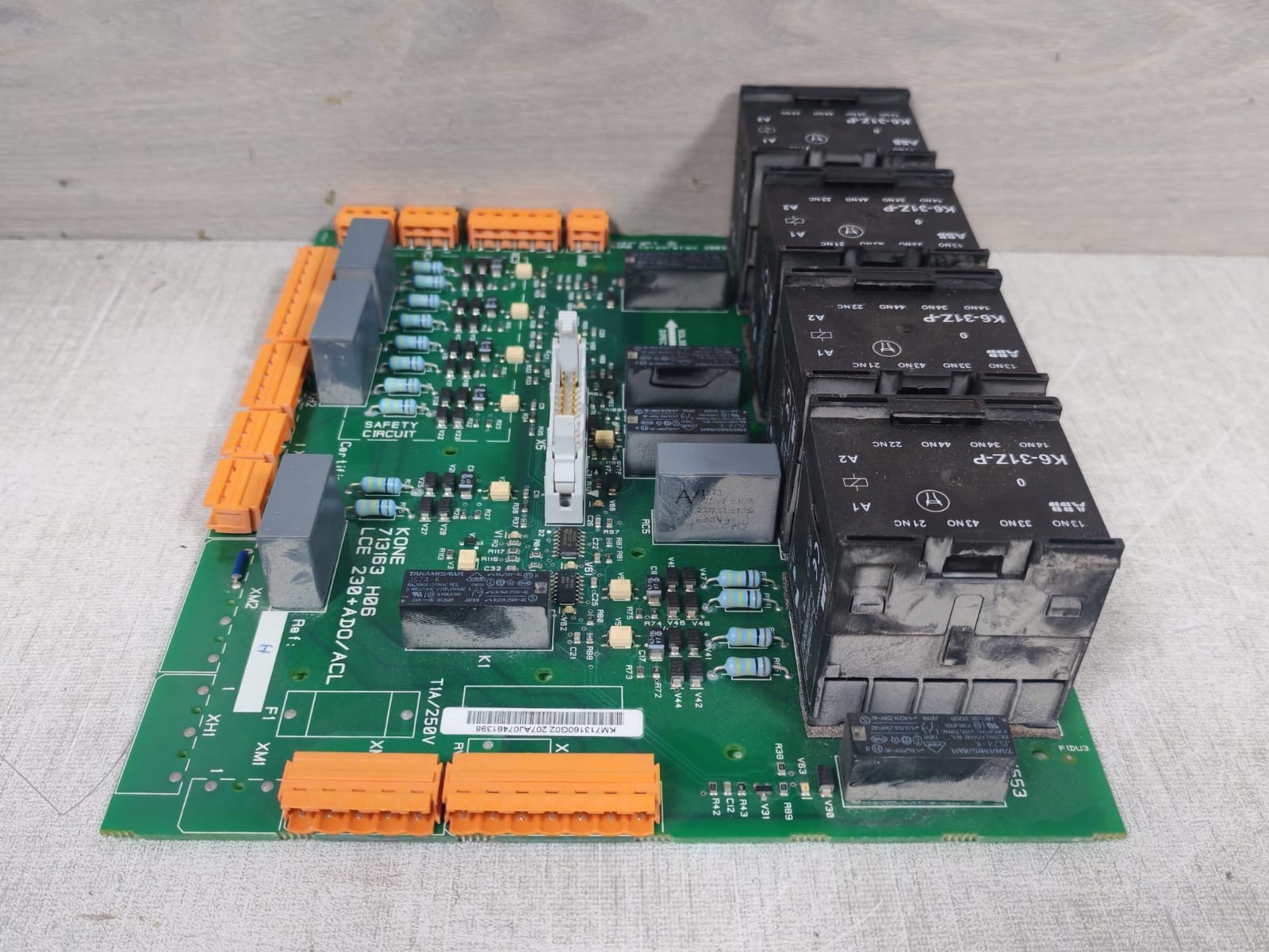KONE KONE-713163 KONE 713163 H06 / KM713160G02 Safety Circuit Board 3